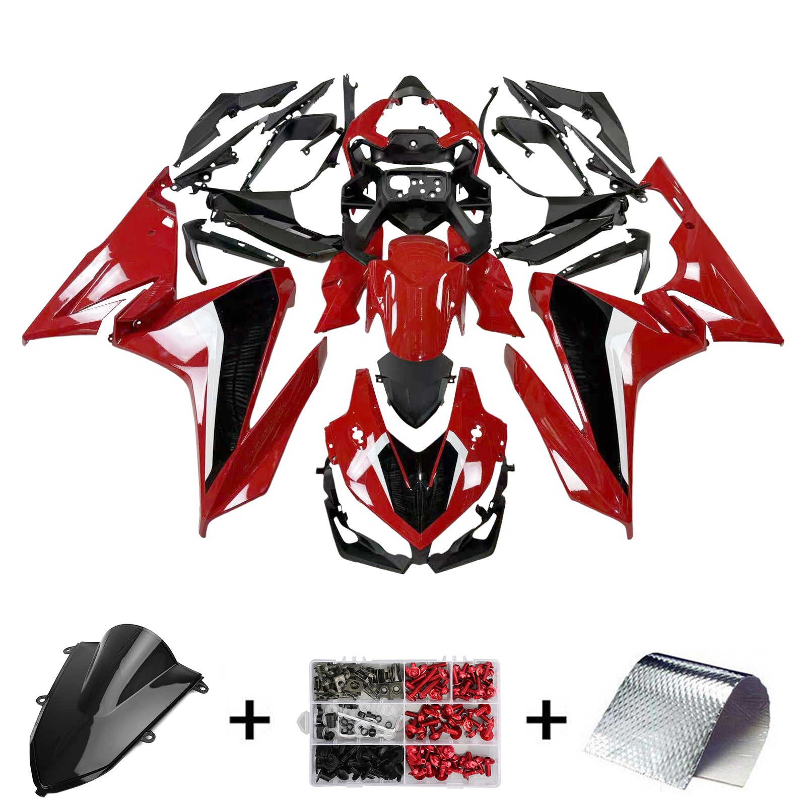 Injection Fairing Kit Bodywork Plastic ABS For Honda CBR500R 2022-2023