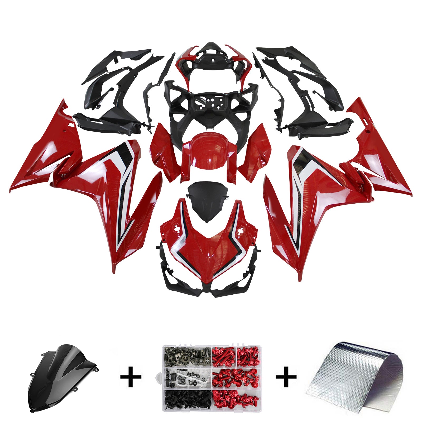 Amotopart Honda CBR500R 2022-2023 Fairing Kit Bodywork Plastic ABS