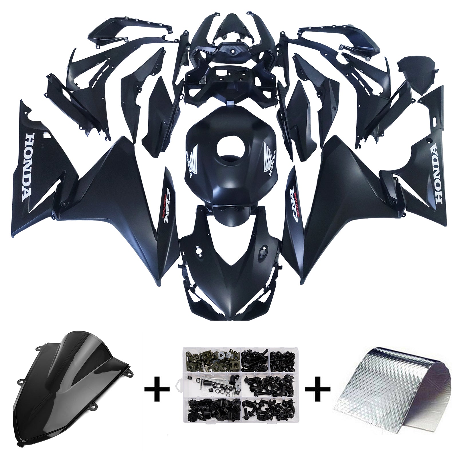 Amotopart Honda CBR500R 2022-2023 Fairing Kit Bodywork Plastic ABS
