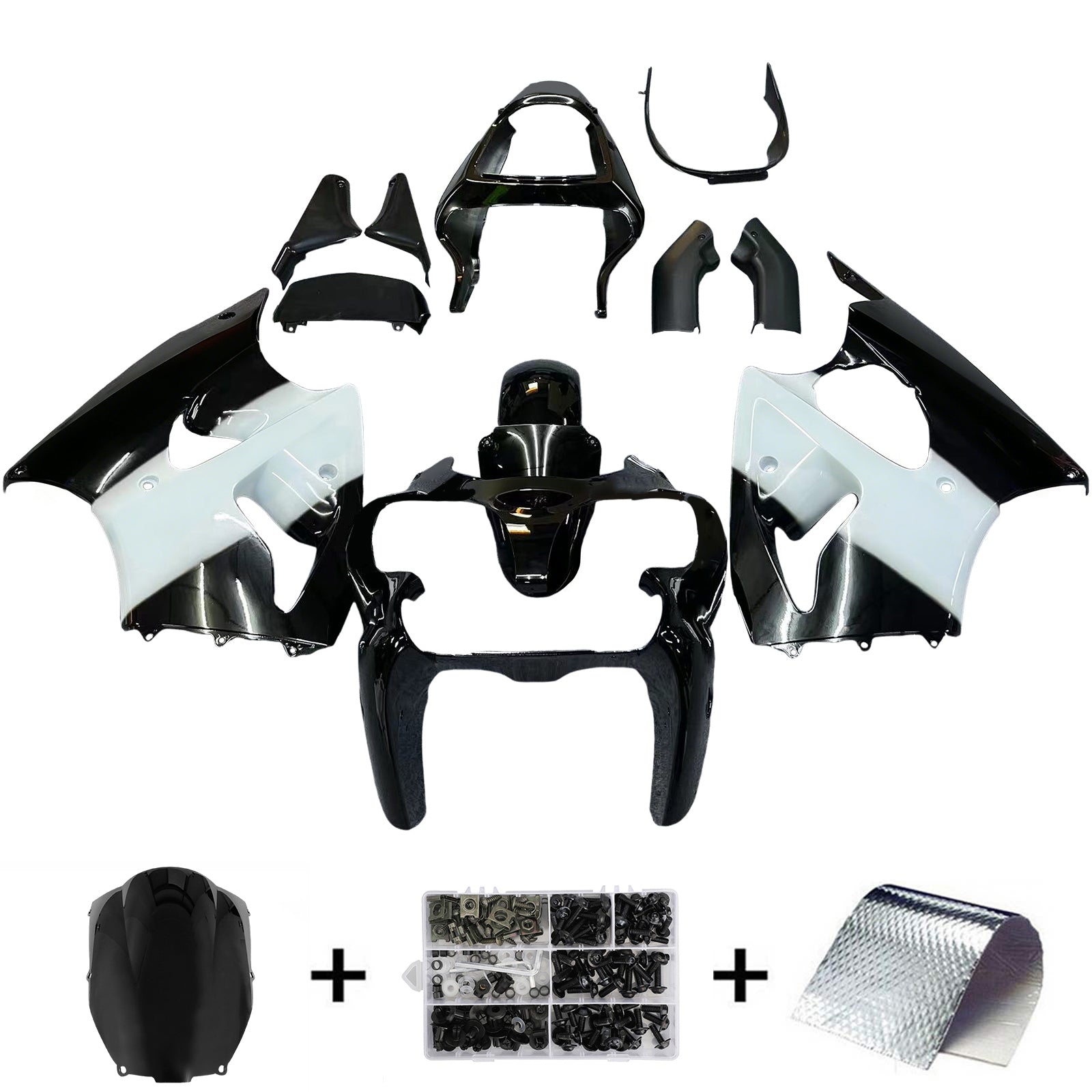 Fairing Kit For Kawasaki ZX6R 636 2000-2002 ZZR600 2005-2008