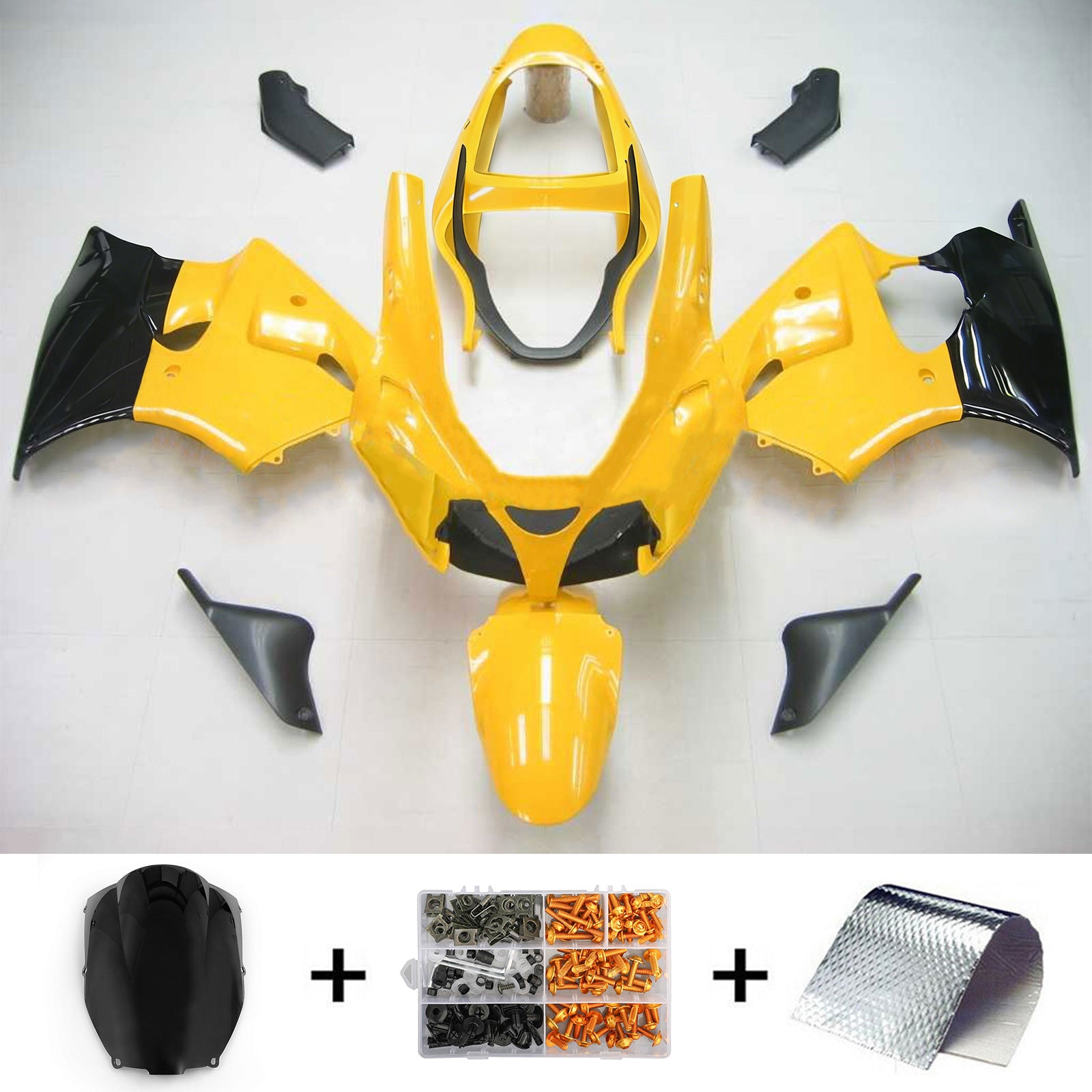 Kit de carenado para Kawasaki ZX6R 636 2000-2002 ZZR600 2005-2008