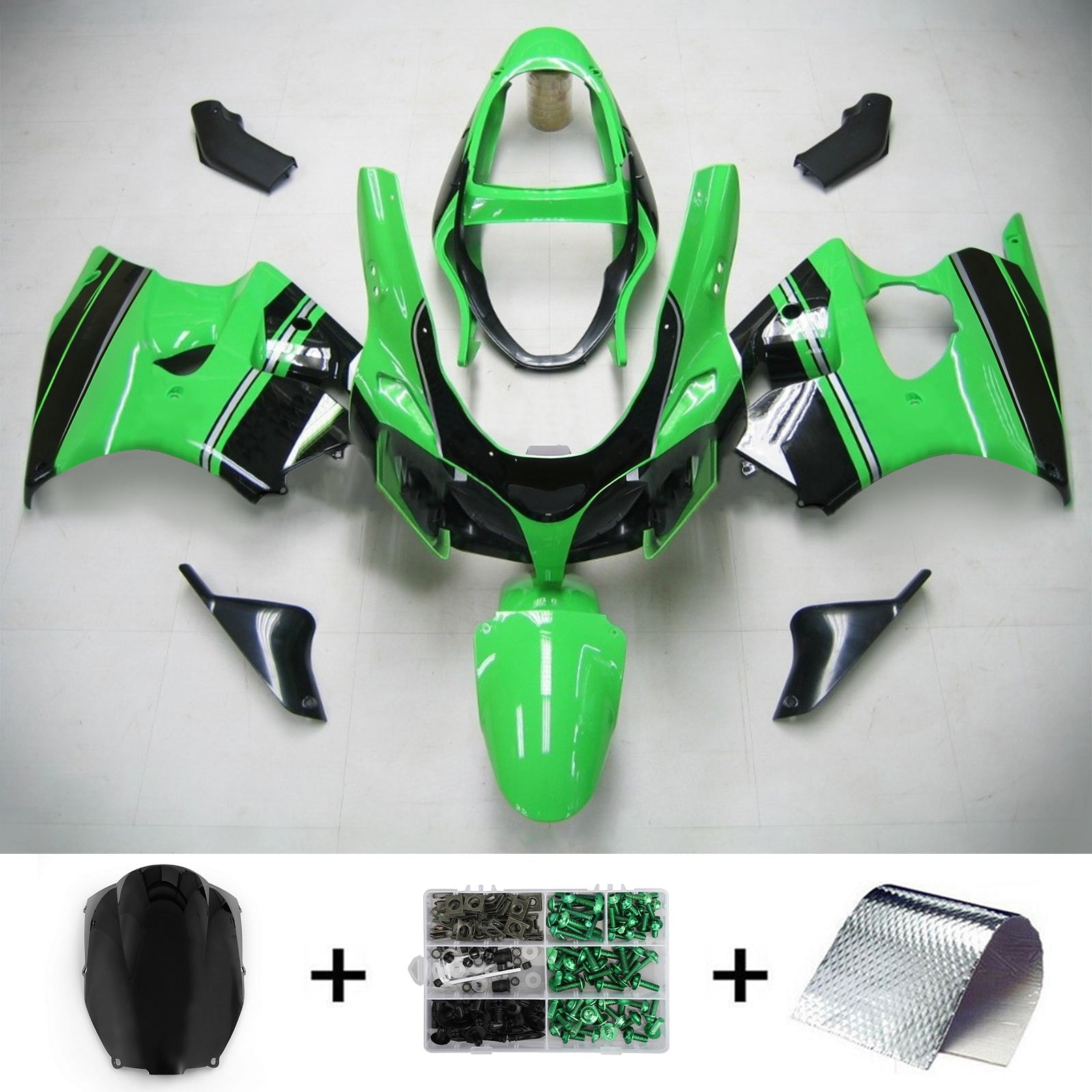 Fairing Kit For Kawasaki ZX6R 636 2000-2002 Generic