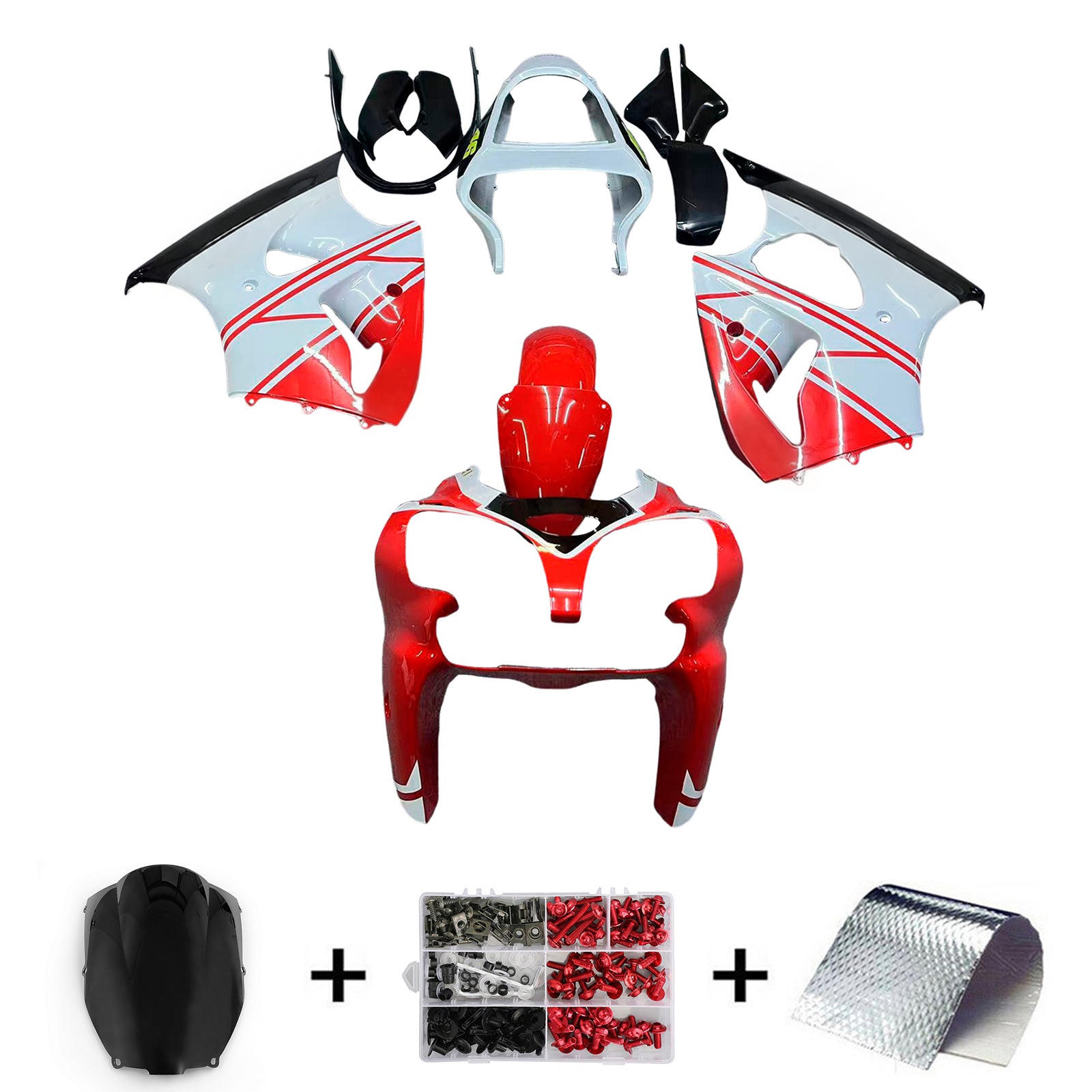 Fairing Kit For Kawasaki ZX6R 636 2000-2002 Generic