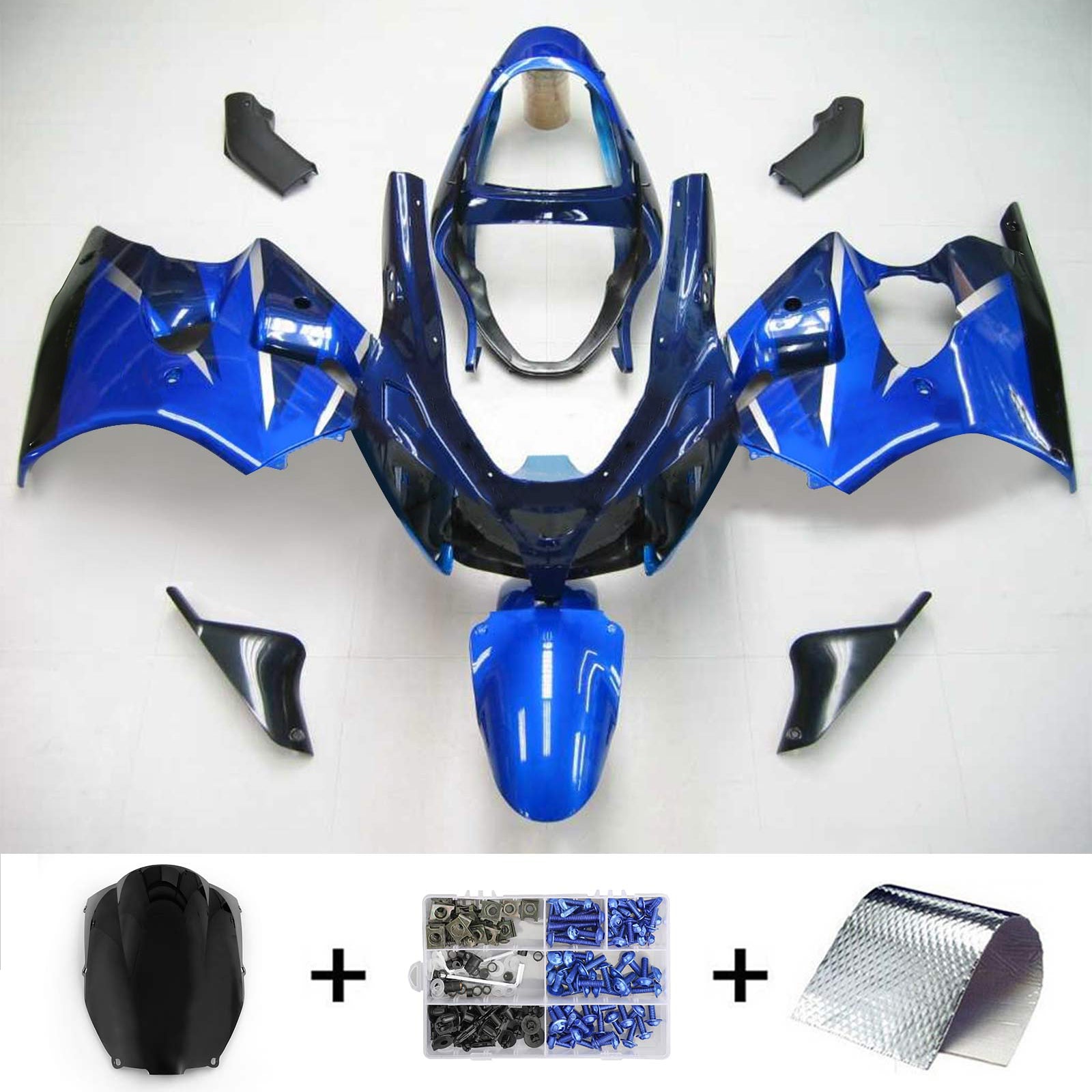 Fairing Kit For Kawasaki ZX6R 636 2000-2002 Generic