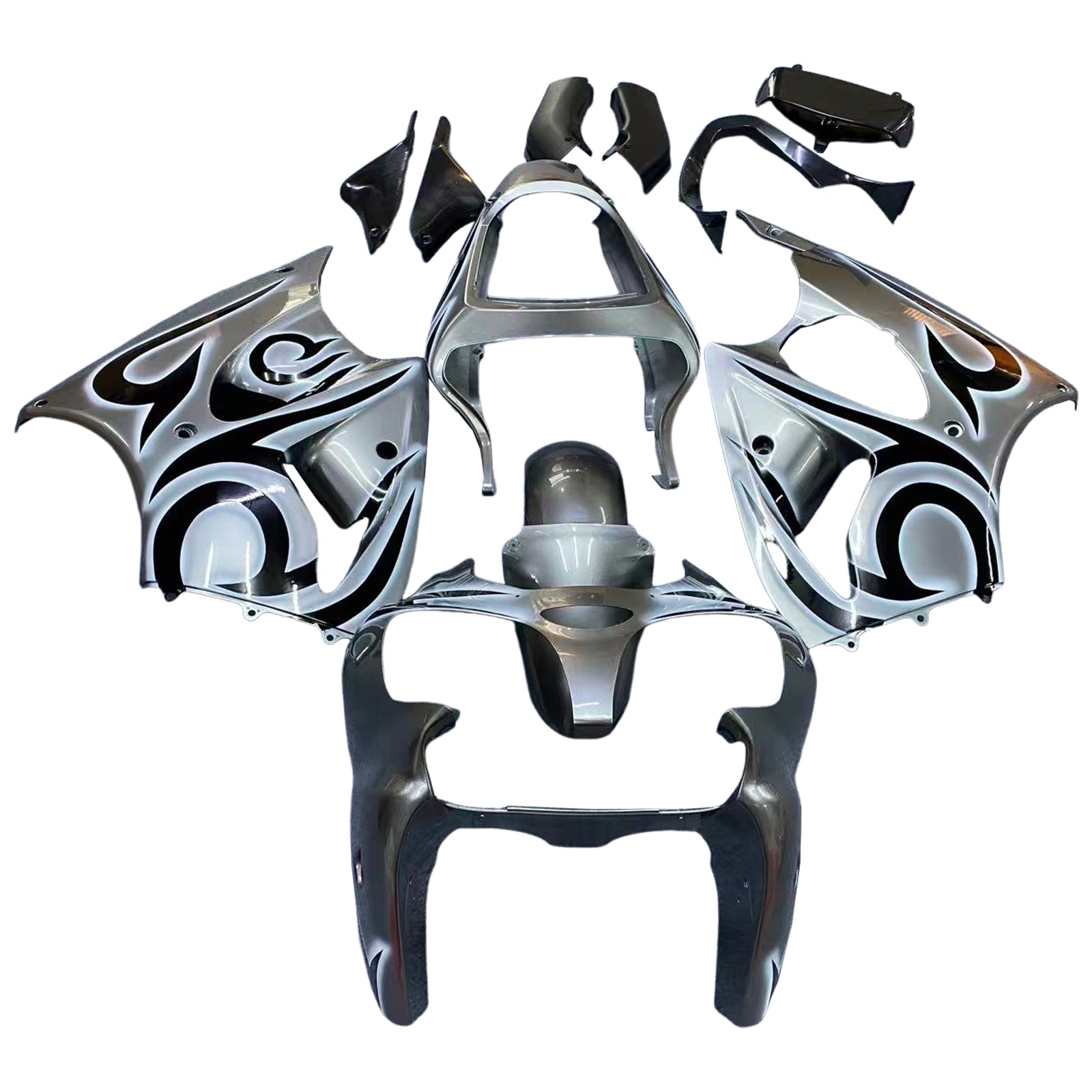Kawasaki ZX6R 636 2000-2002 ZZR600 2005-2008 Fairing Kit Bodywork