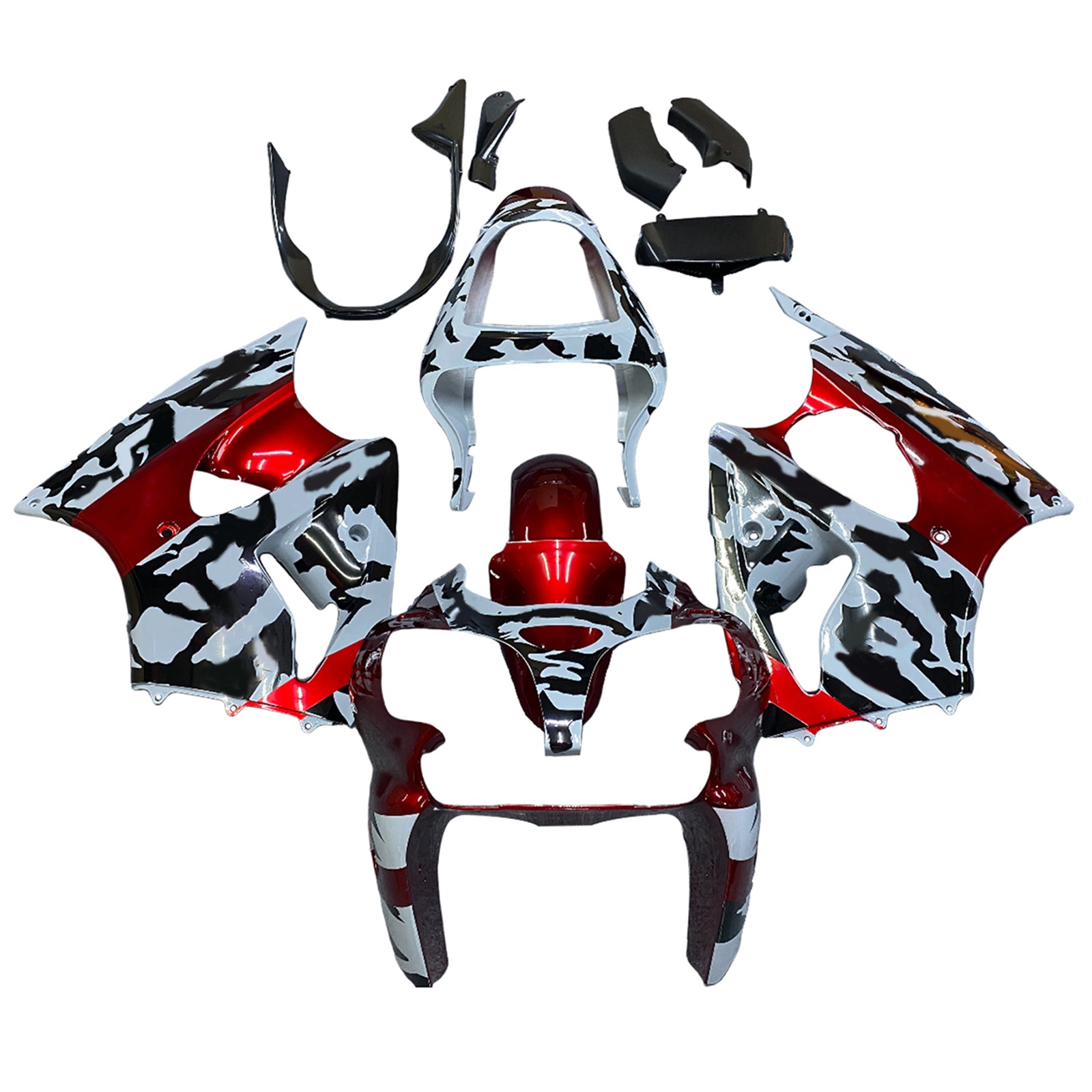 Kawasaki ZX6R 636 2000-2002 ZZR600 2005-2008 Fairing Kit Bodywork