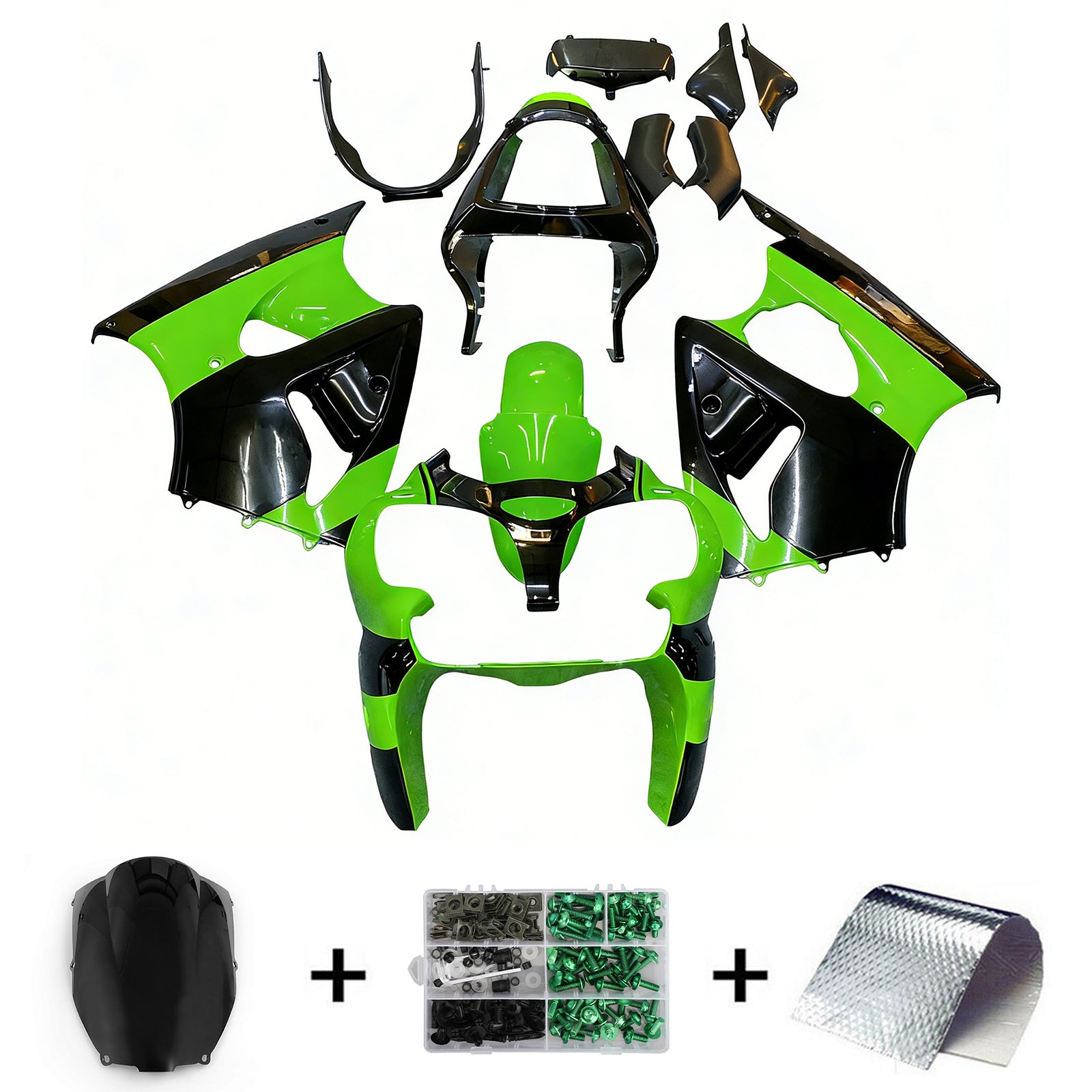 Kawasaki ZX6R 636 2000-2002 ZZR600 2005-2008 Fairing Kit Bodywork