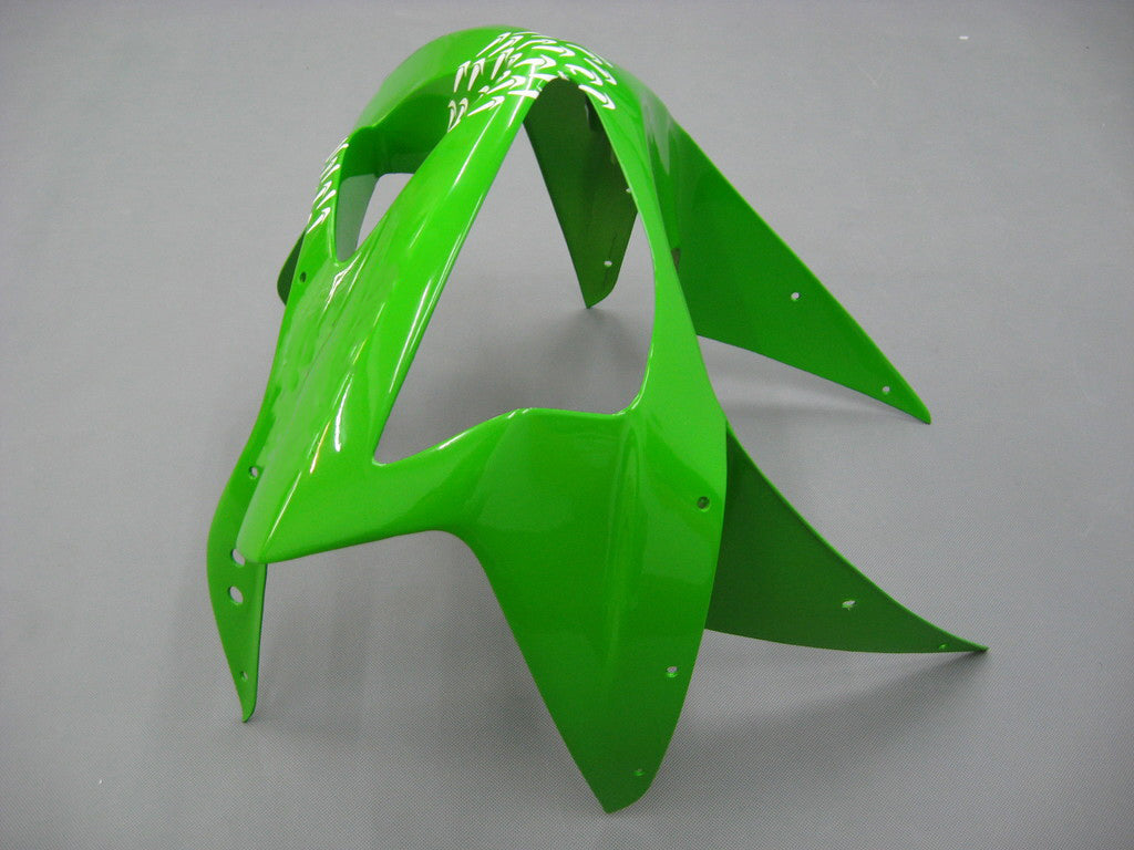 Fairings 2003-2004 Kawasaki ZX6R 636 Green Black No.56 ELF Generic