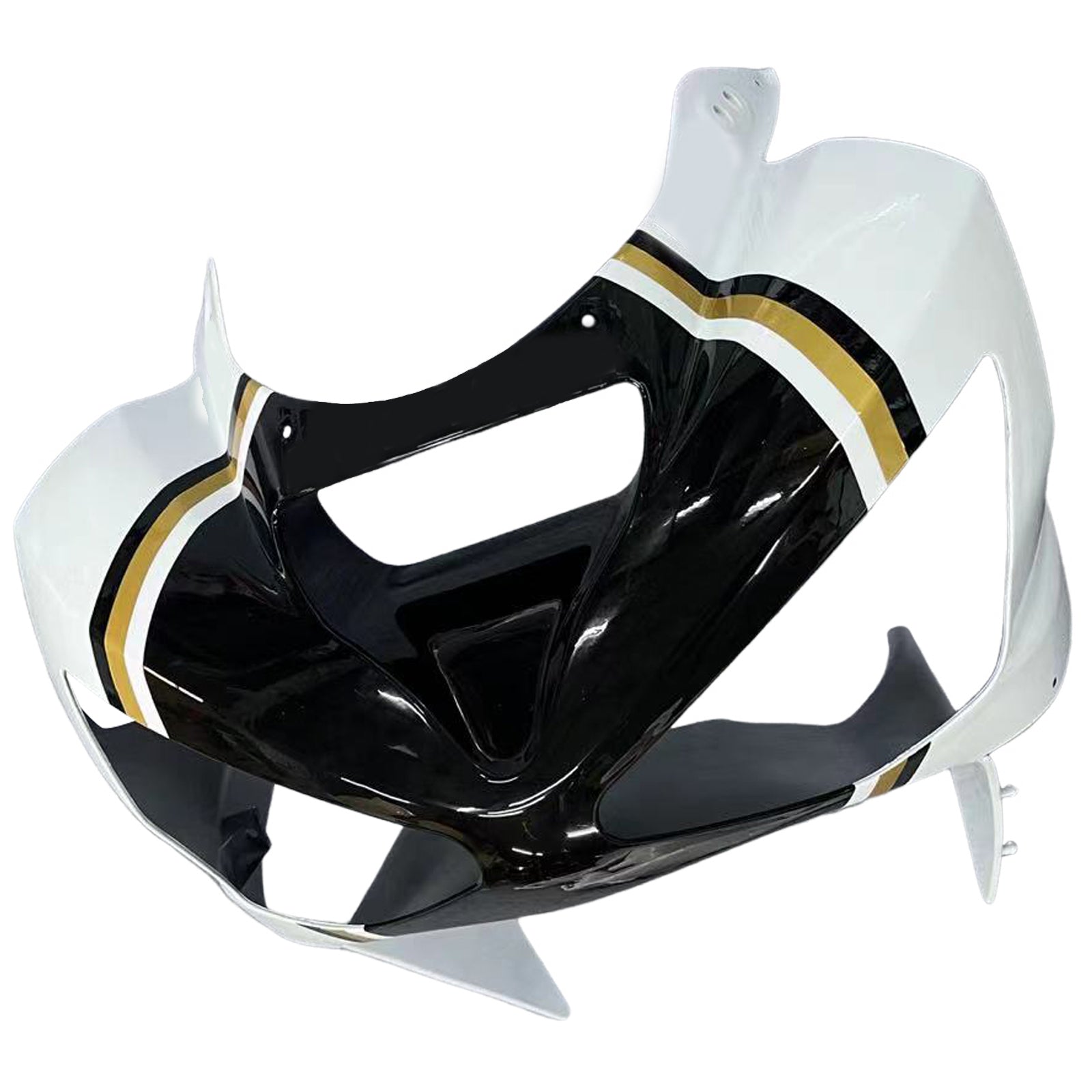 Fairings 2003-2004 Kawasaki ZX6R 636 White Black Lucky Strike Generic