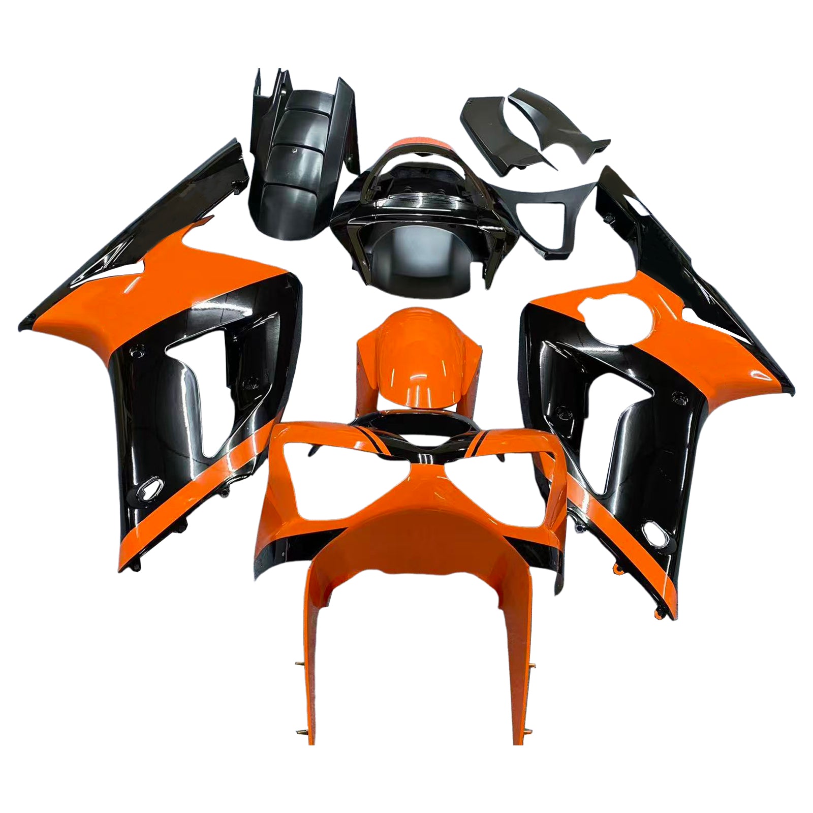 Kawasaki ZX6R 636 2003-2004 Fairing Kit Bodywork Plastic ABS