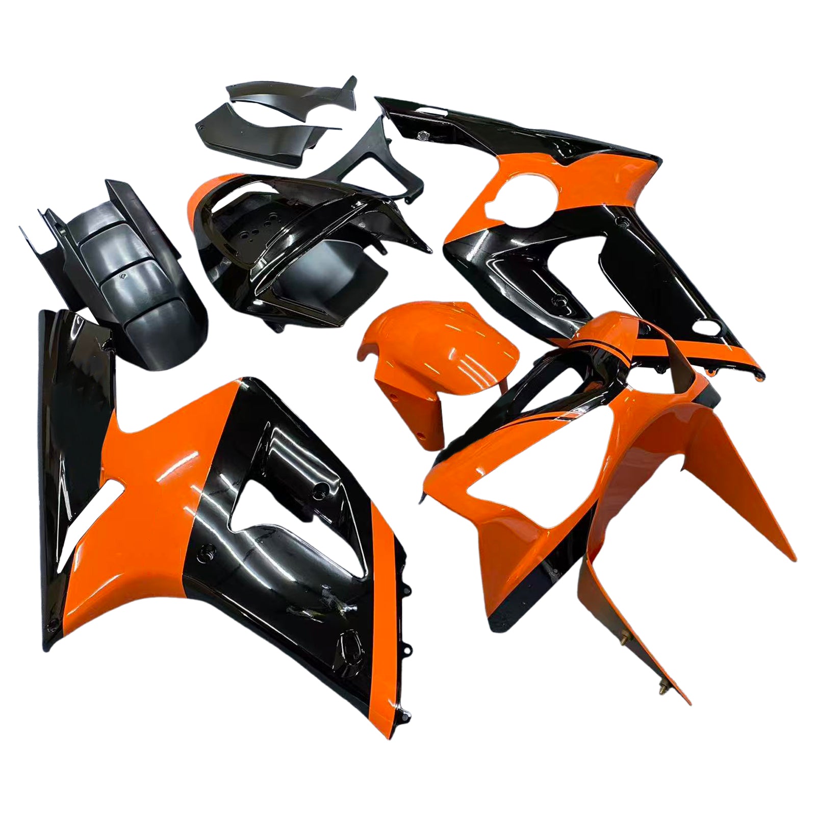 Kawasaki ZX6R 636 2003-2004 Fairing Kit Bodywork Plastic ABS