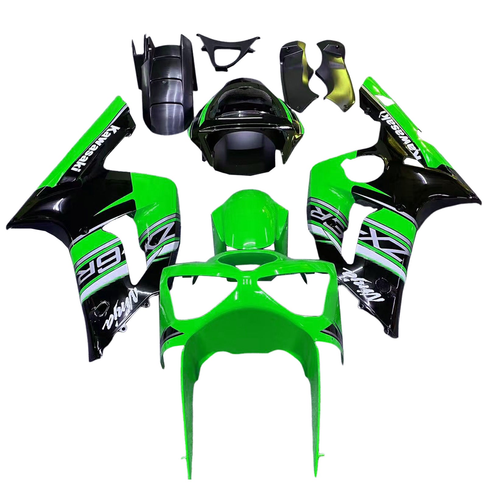 Kawasaki ZX6R 636 2003-2004 Fairing Kit Bodywork Plastic ABS