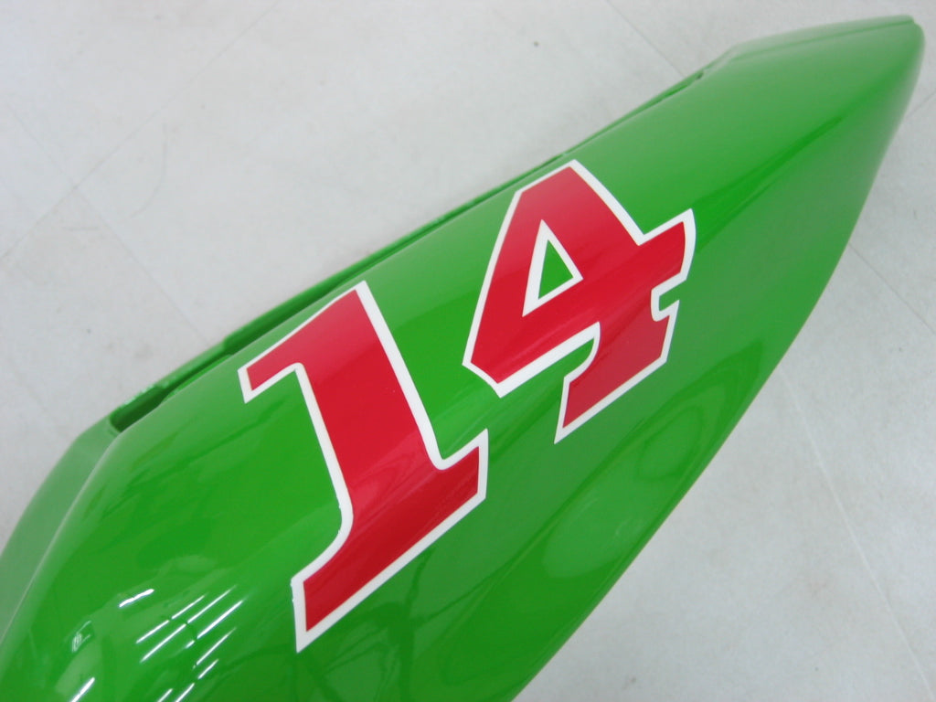 Fairings 2005-2006 Kawasaki ZX6R 636 Green Black No.14 ZX6R Generic