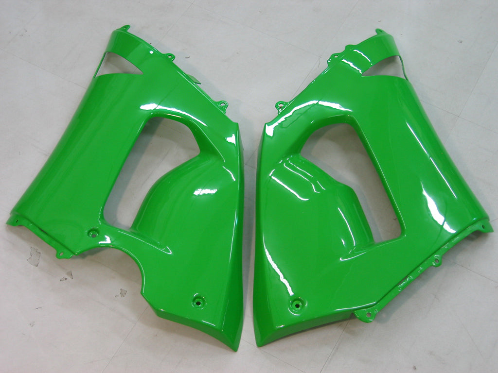 Carenados 2005-2006 Kawasaki ZX6R 636 Verde Negro Ninja Genérico