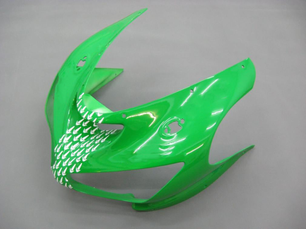 Carenados 2005-2006 Kawasaki ZX6R 636 Verde Negro No.56 Nakano Genérico
