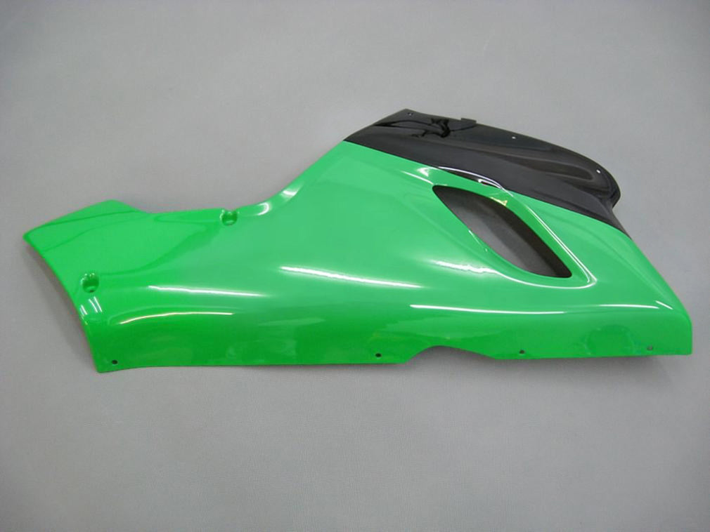 Carenados 2005-2006 Kawasaki ZX6R 636 Verde Negro No.56 Nakano Genérico