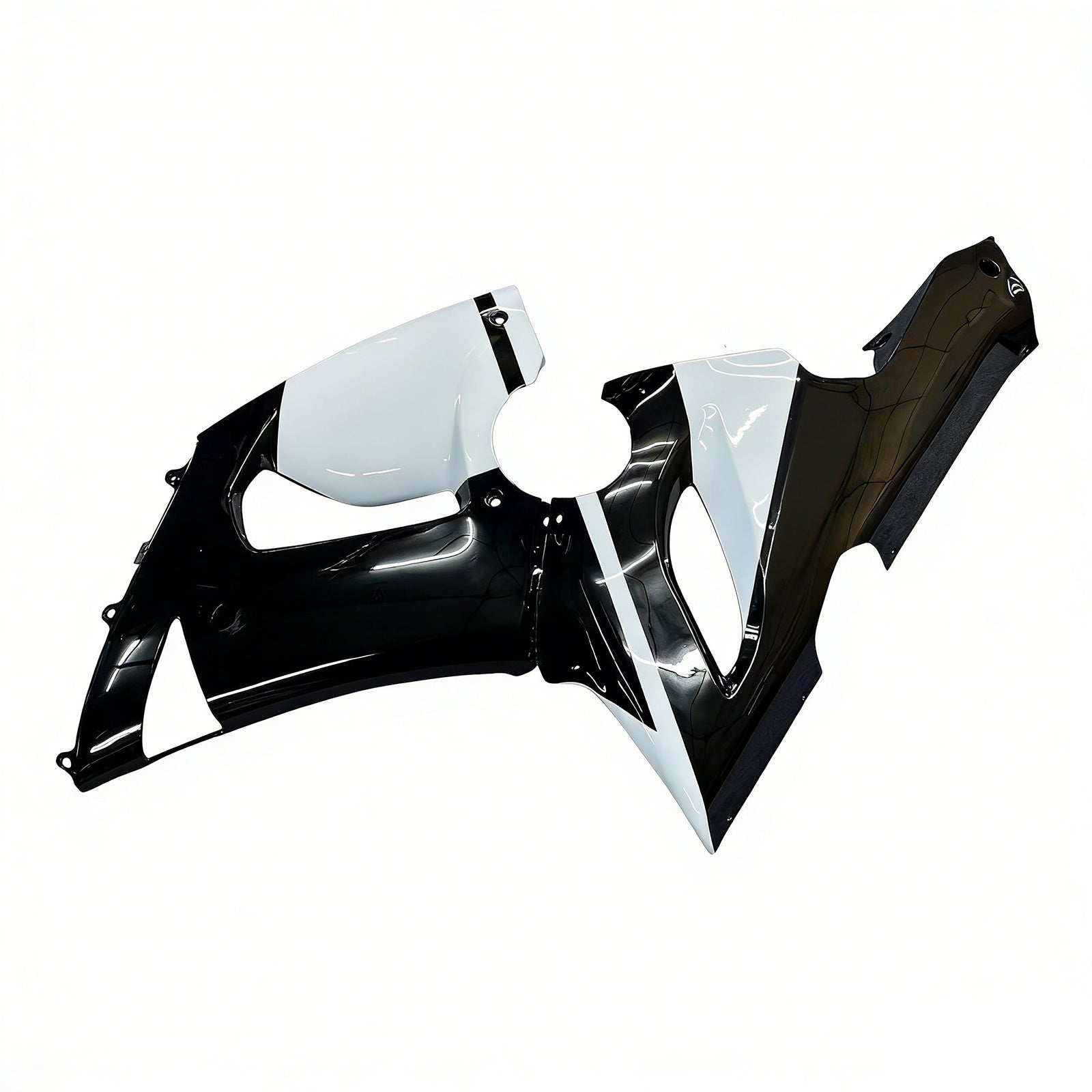 Fairings 2005-2006 Kawasaki ZX6R 636 Black White Yellow Playboy Generic
