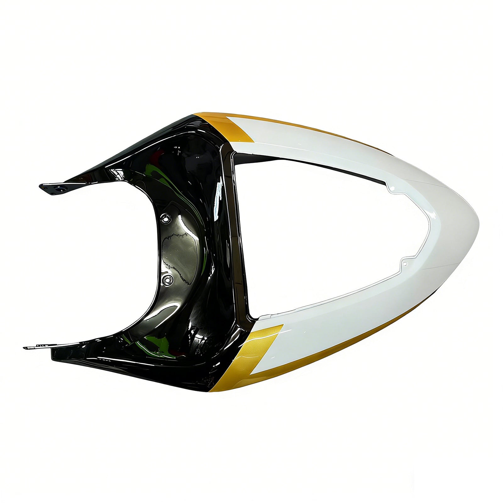 Fairings 2005-2006 Kawasaki ZX6R 636 Black White Yellow Playboy Generic