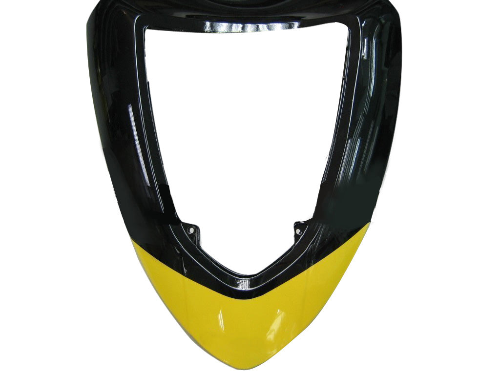 페어링 2005-2006 가와사키 ZX6R 636 블랙 옐로우 ZX6R 제네릭