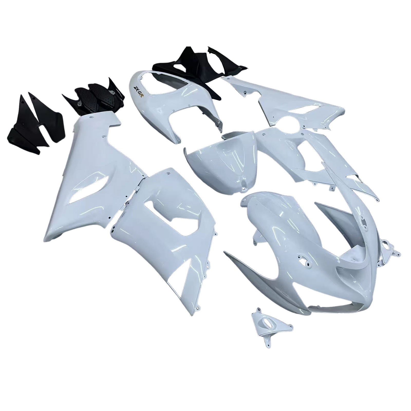 Fairings 2005-2006 Kawasaki ZX6R 636 White ZX6R Ninja Generic