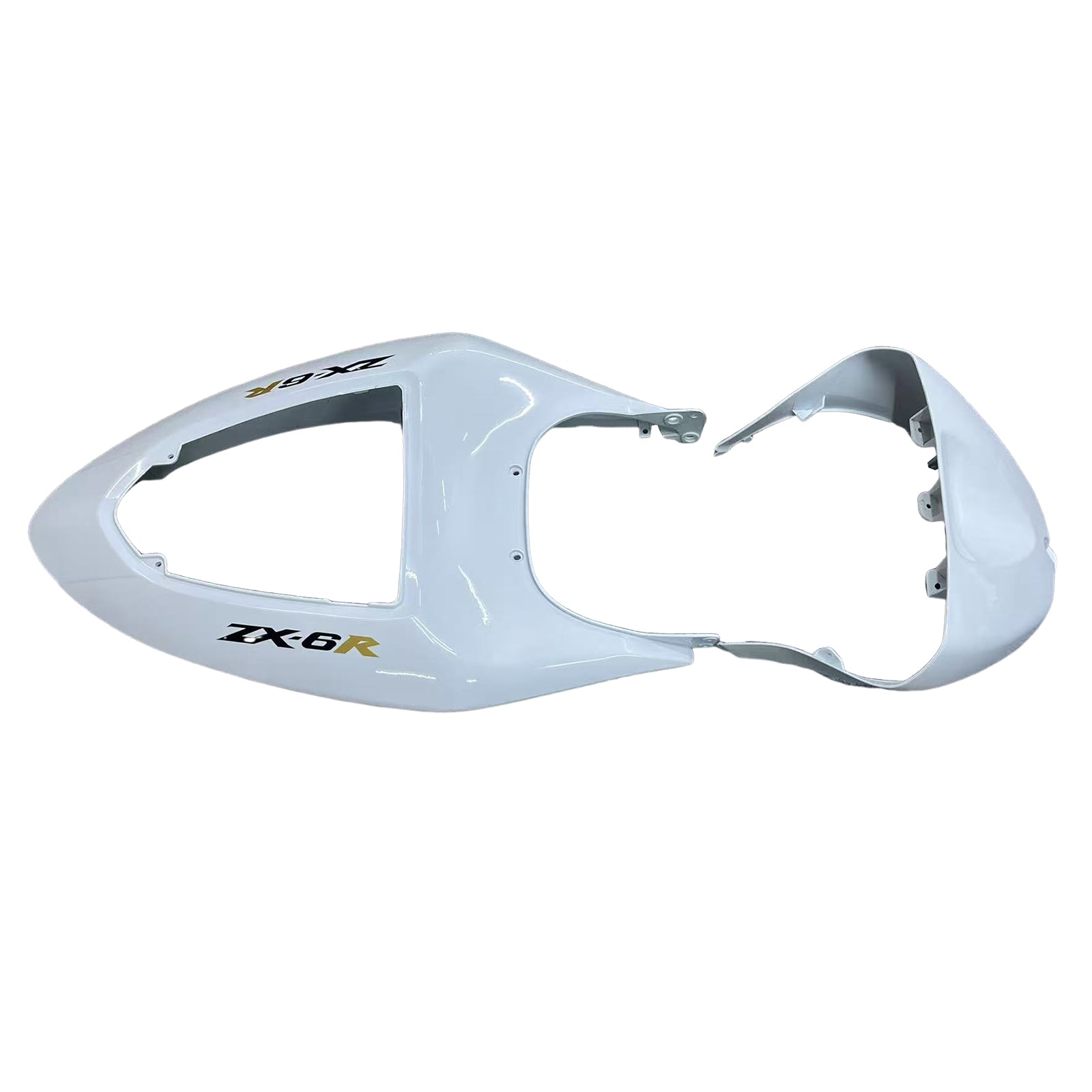 Fairings 2005-2006 Kawasaki ZX6R 636 White ZX6R Ninja Generic
