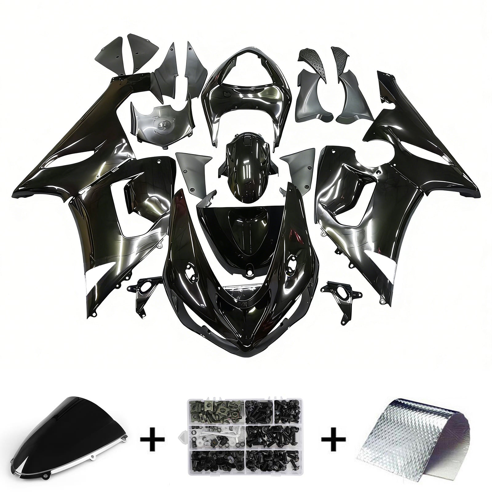 Kawasaki ZX6R 636 2005-2006 Fairing Kit Bodywork Plastic ABS