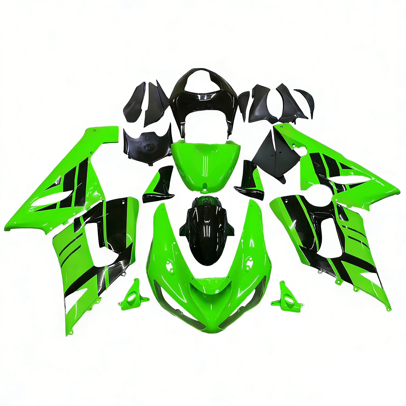 Kawasaki ZX6R 636 2005-2006 Fairing Kit Bodywork Plastic ABS