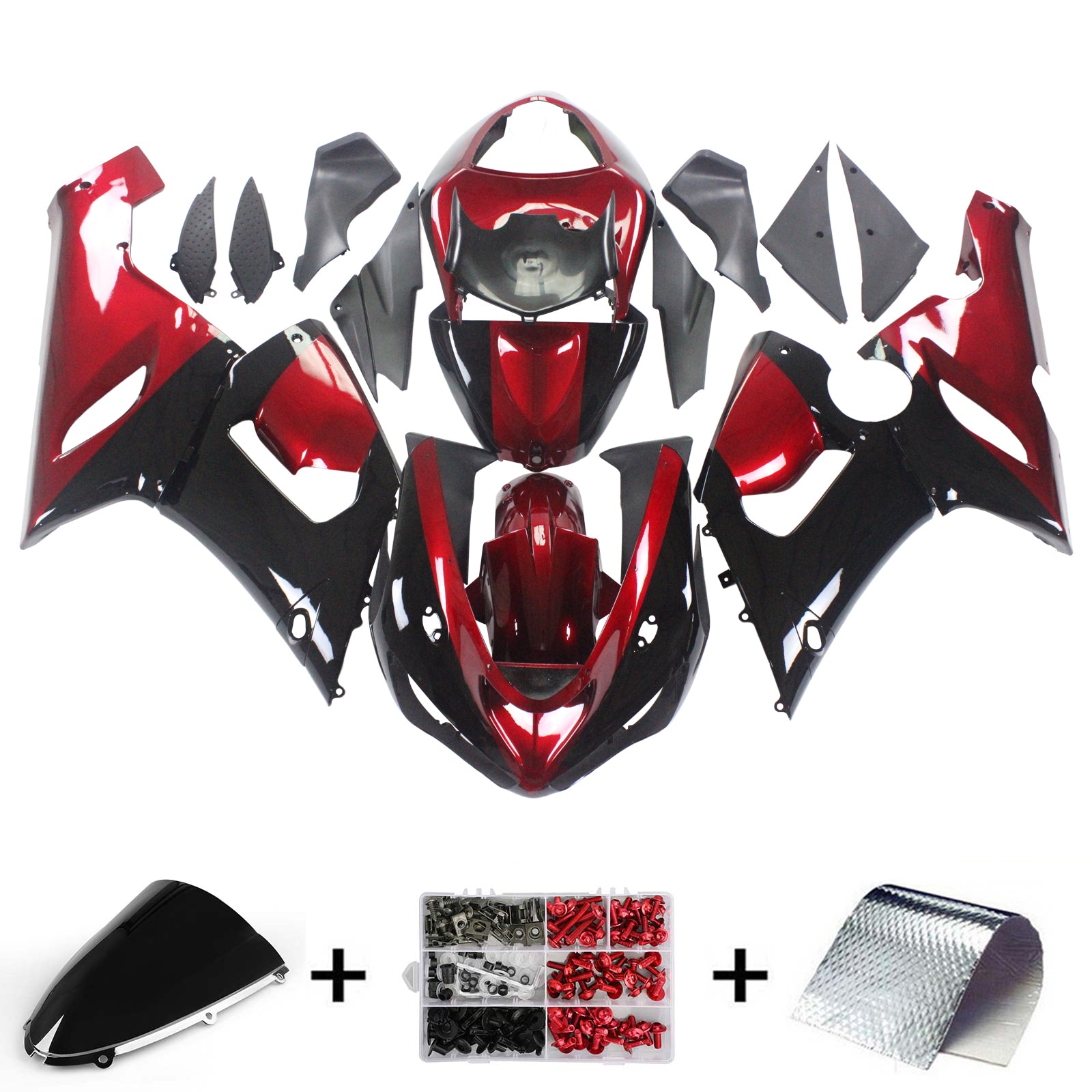 Kit Carenado Para Kawasaki ZX6R 636 2005-2006 Genérico