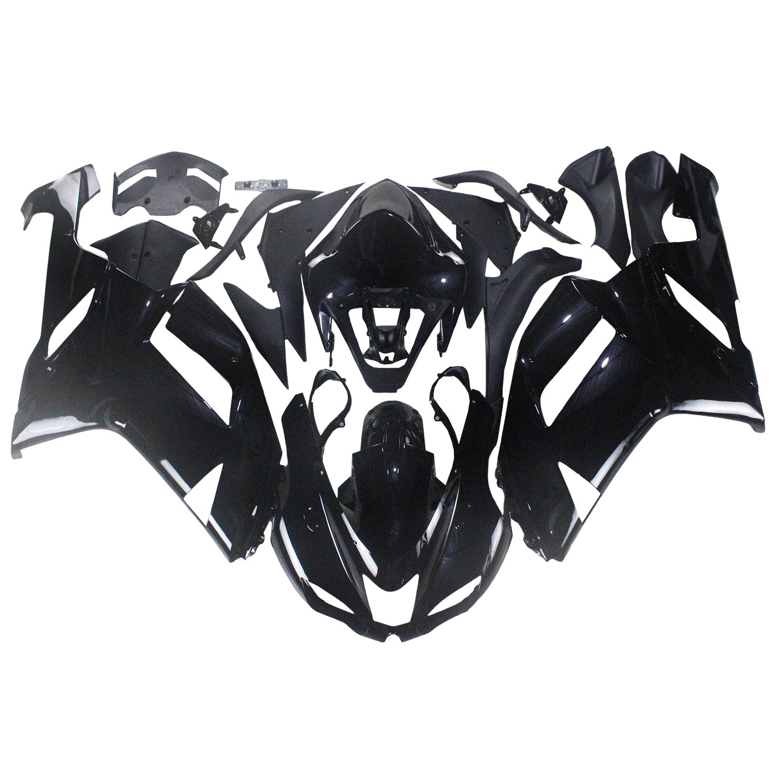 Fairings 2007-2008 Kawasaki ZX6R ZX636 Black Ninja Generic