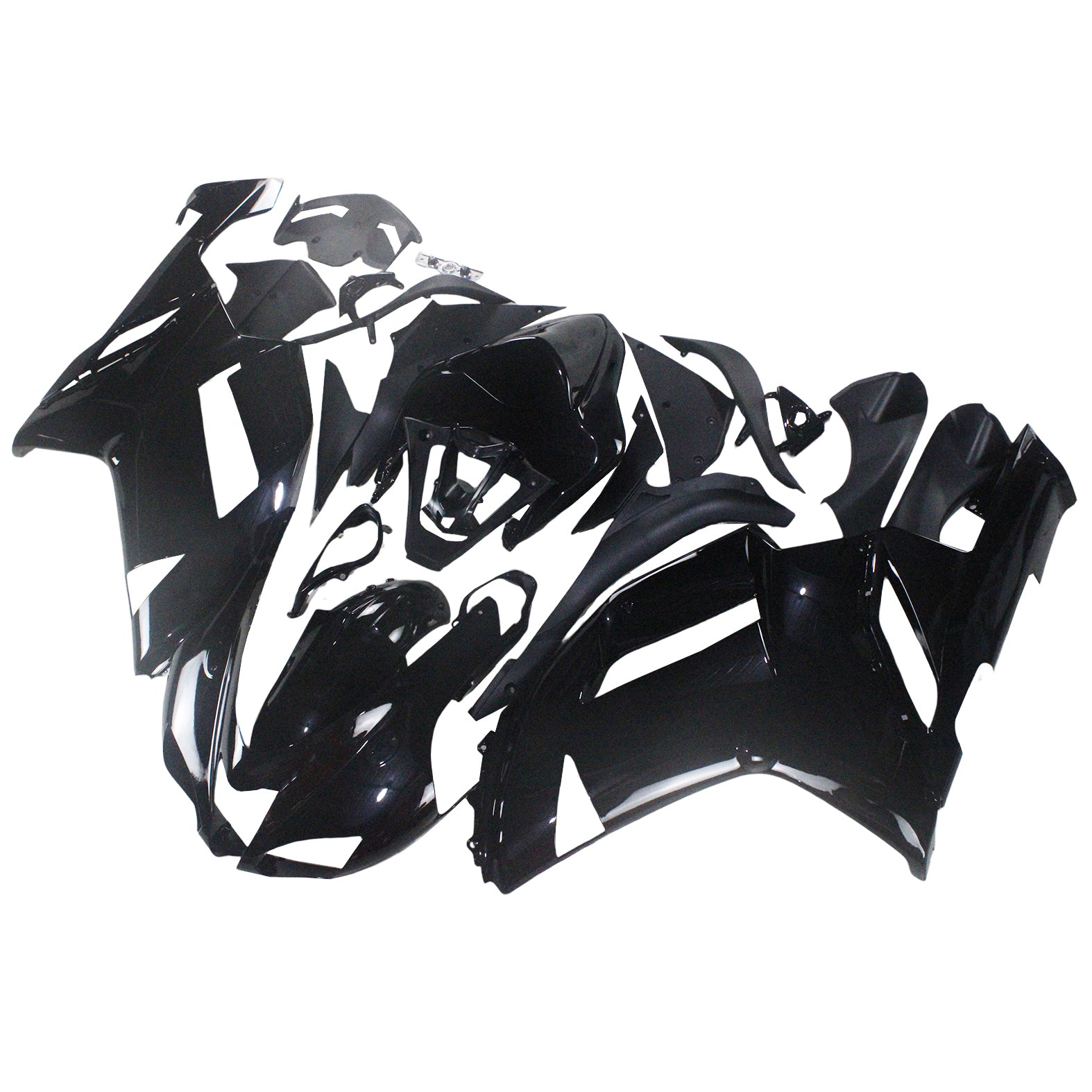 Fairings 2007-2008 Kawasaki ZX6R ZX636 Black Ninja Generic