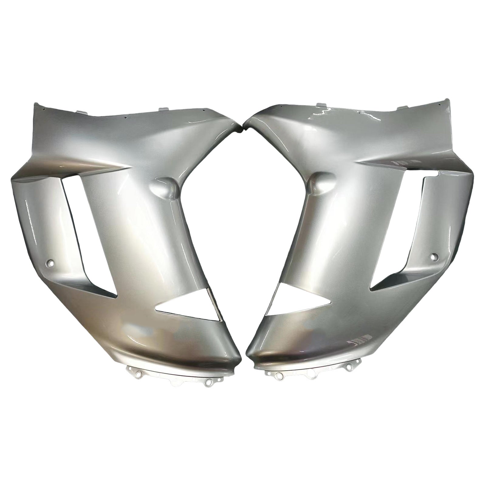 Fairings 2007-2008 Kawasaki ZX6R ZX636 Silver Ninja Generic