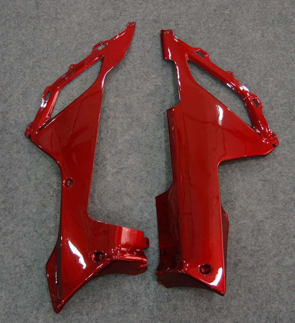 Fairings 2007-2008 Kawasaki ZX6R ZX636 Black & Red Flame Ninja Generic