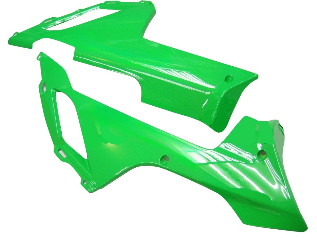 Fairings 2007-2008 Kawasaki ZX6R ZX636 Green Black Ninja ZX6R Generic