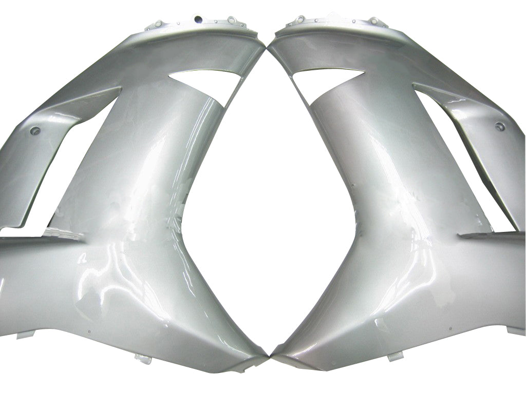 Fairings 2007-2008 Kawasaki ZX6R ZX636 Silver Ninja ZX6R Generic