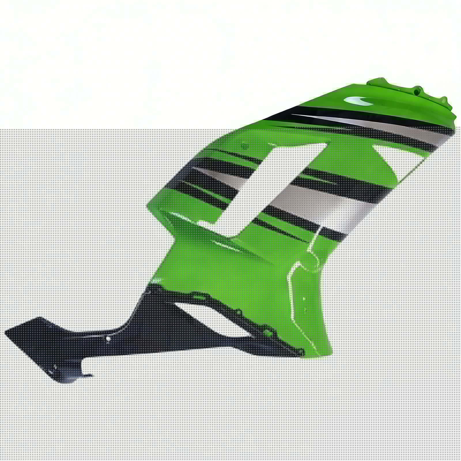 Fairings 2007-2008 Kawasaki ZX6R ZX636 Green Black Silver Ninja ZX6R Generic