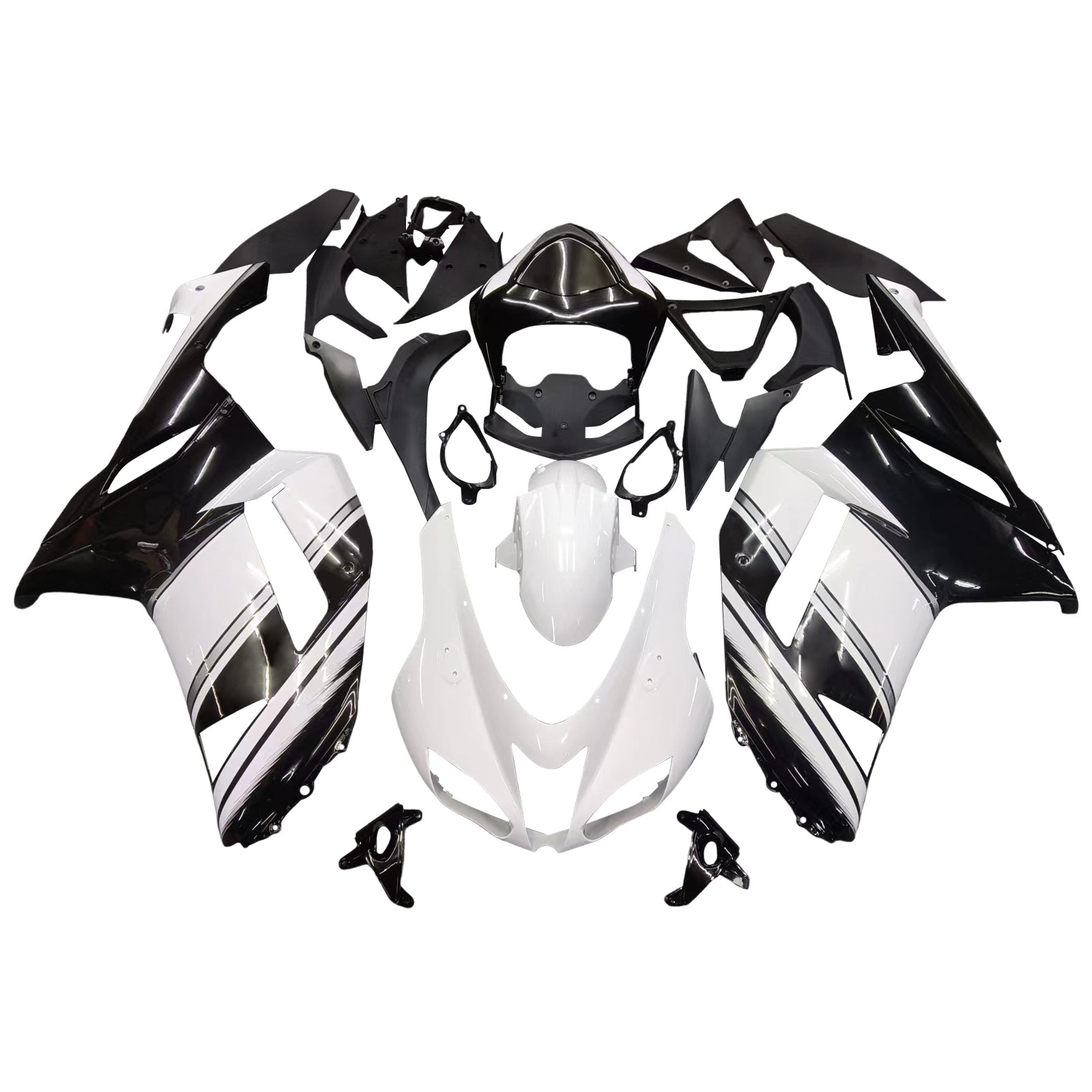 Kawasaki ZX6R 636 2007-2008 Fairing Kit Bodywork Plastic ABS
