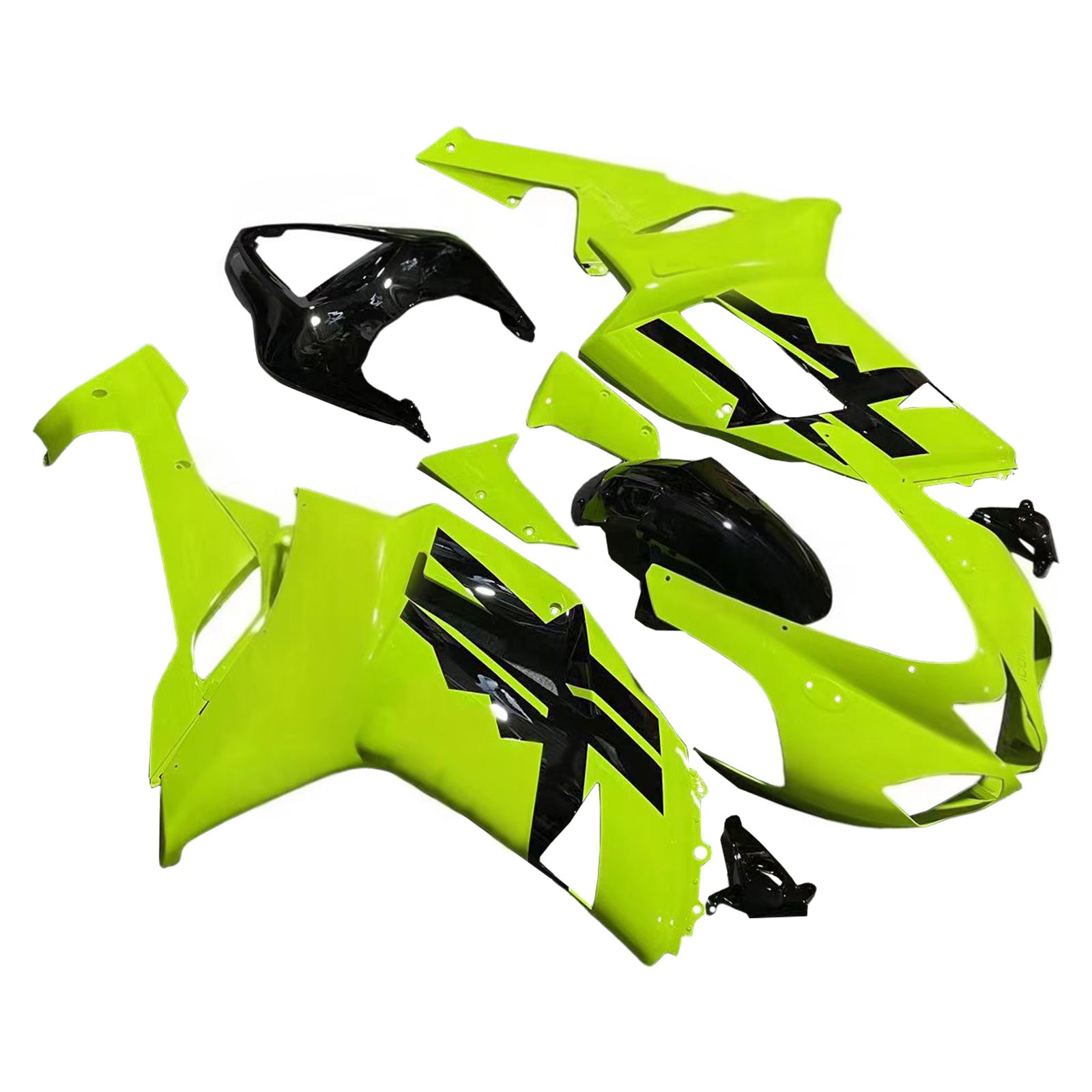 Kawasaki ZX6R 636 2007-2008 Fairing Kit Bodywork Plastic ABS