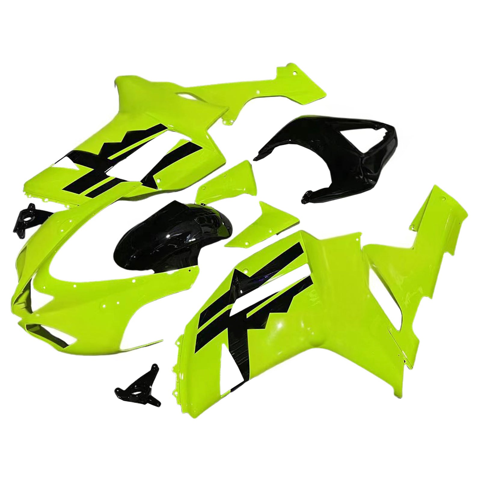 Kawasaki ZX6R 636 2007-2008 Fairing Kit Bodywork Plastic ABS