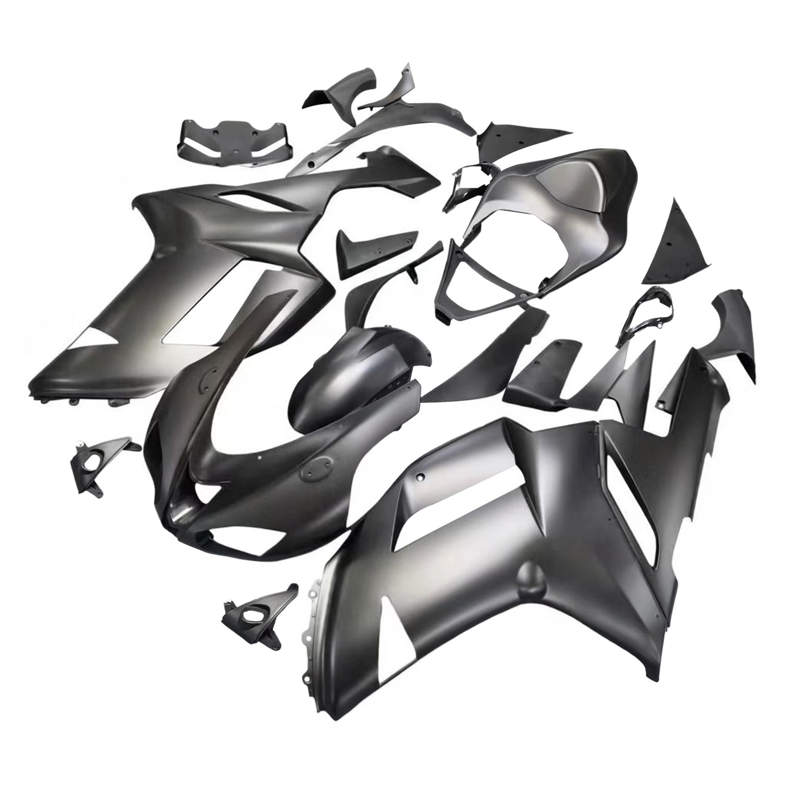 Kawasaki ZX6R 636 2007-2008 Fairing Kit Bodywork Plastic ABS