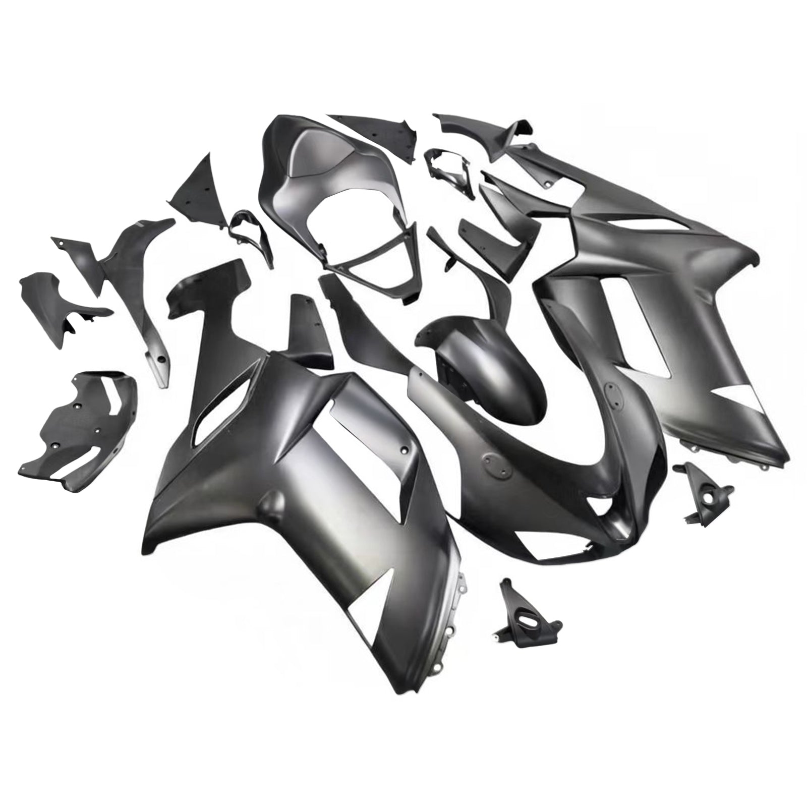 Kawasaki ZX6R 636 2007-2008 Fairing Kit Bodywork Plastic ABS