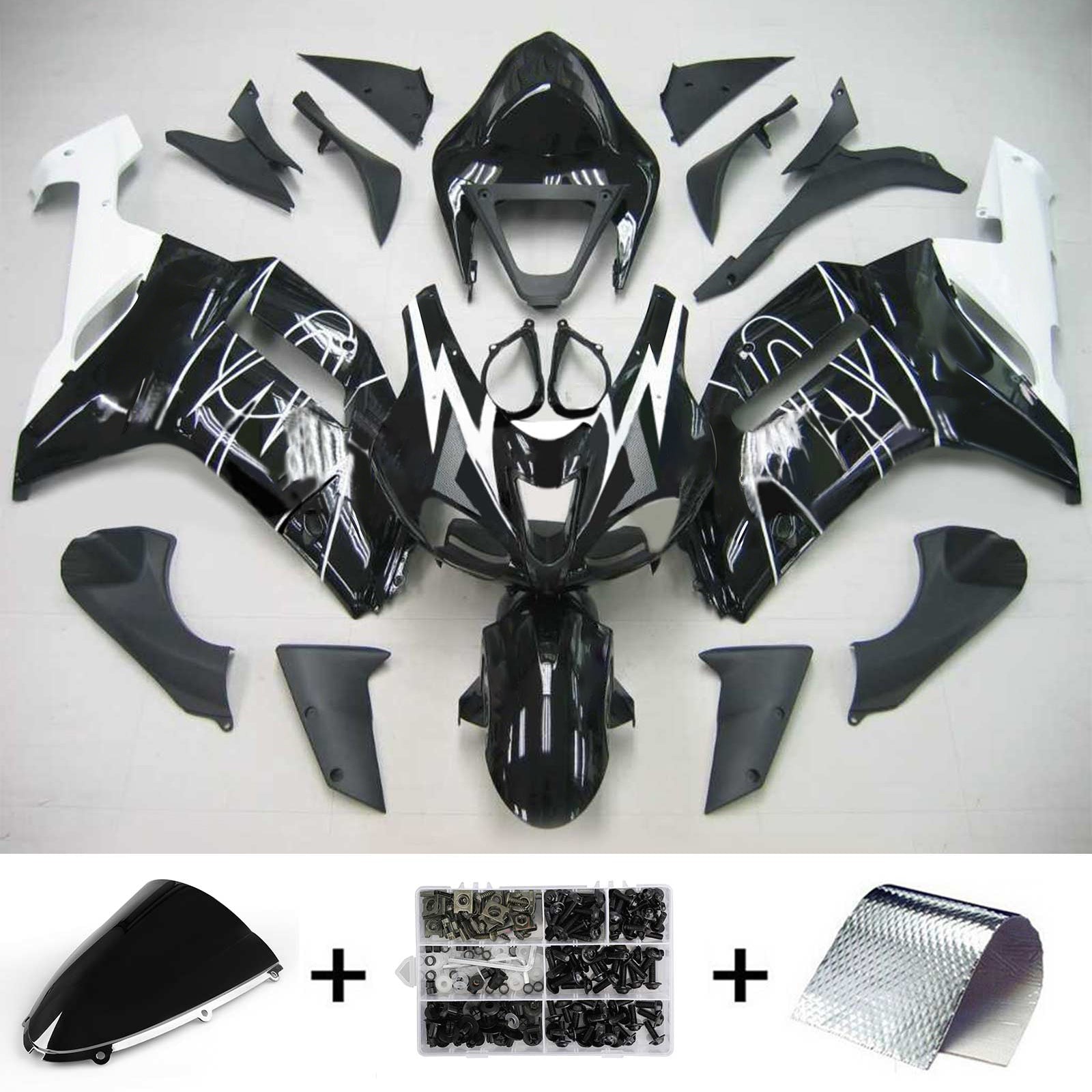 Fairing Kit For Kawasaki ZX6R 636 2007-2008 Generic