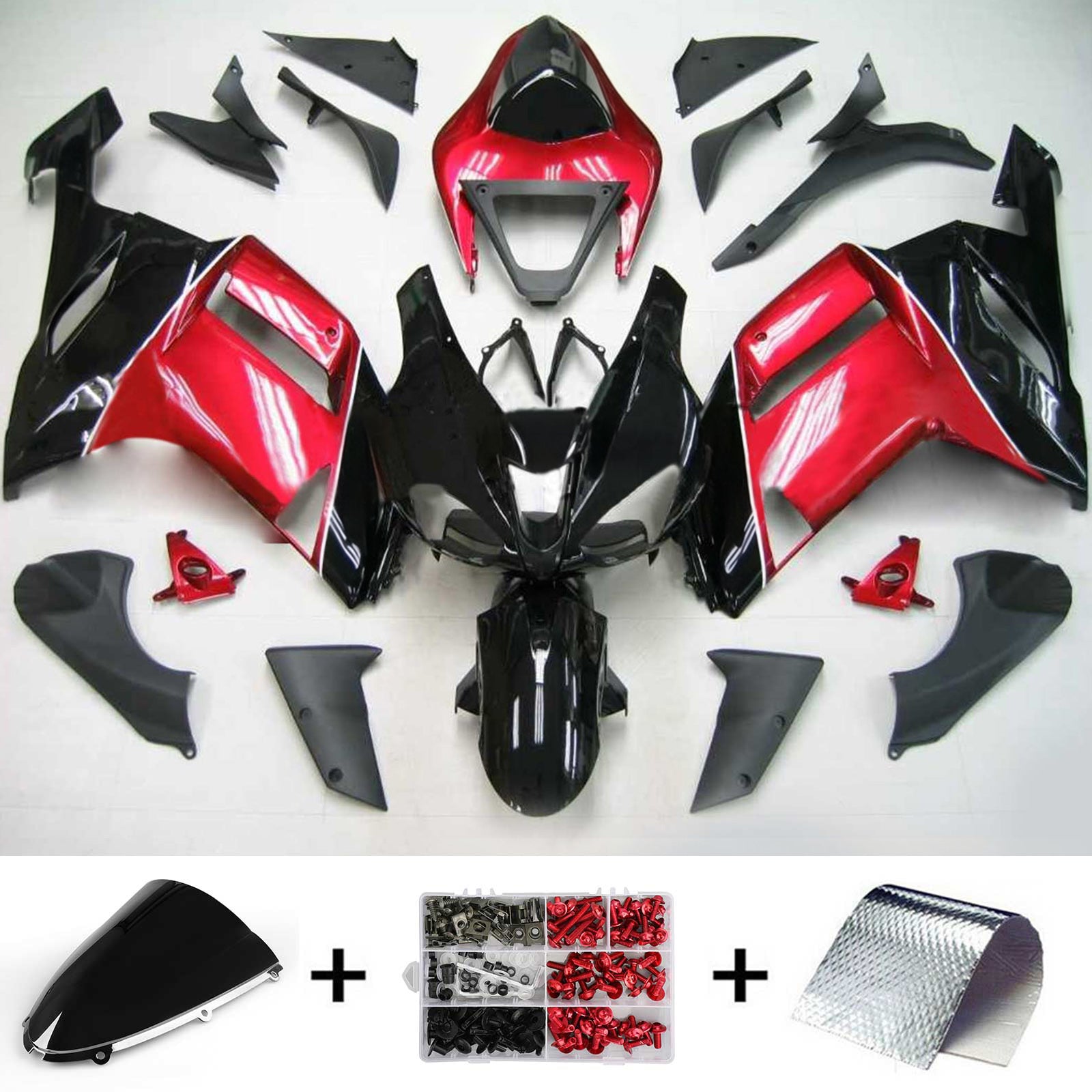 Kit Carenado Para Kawasaki ZX6R 636 2007-2008 Genérico