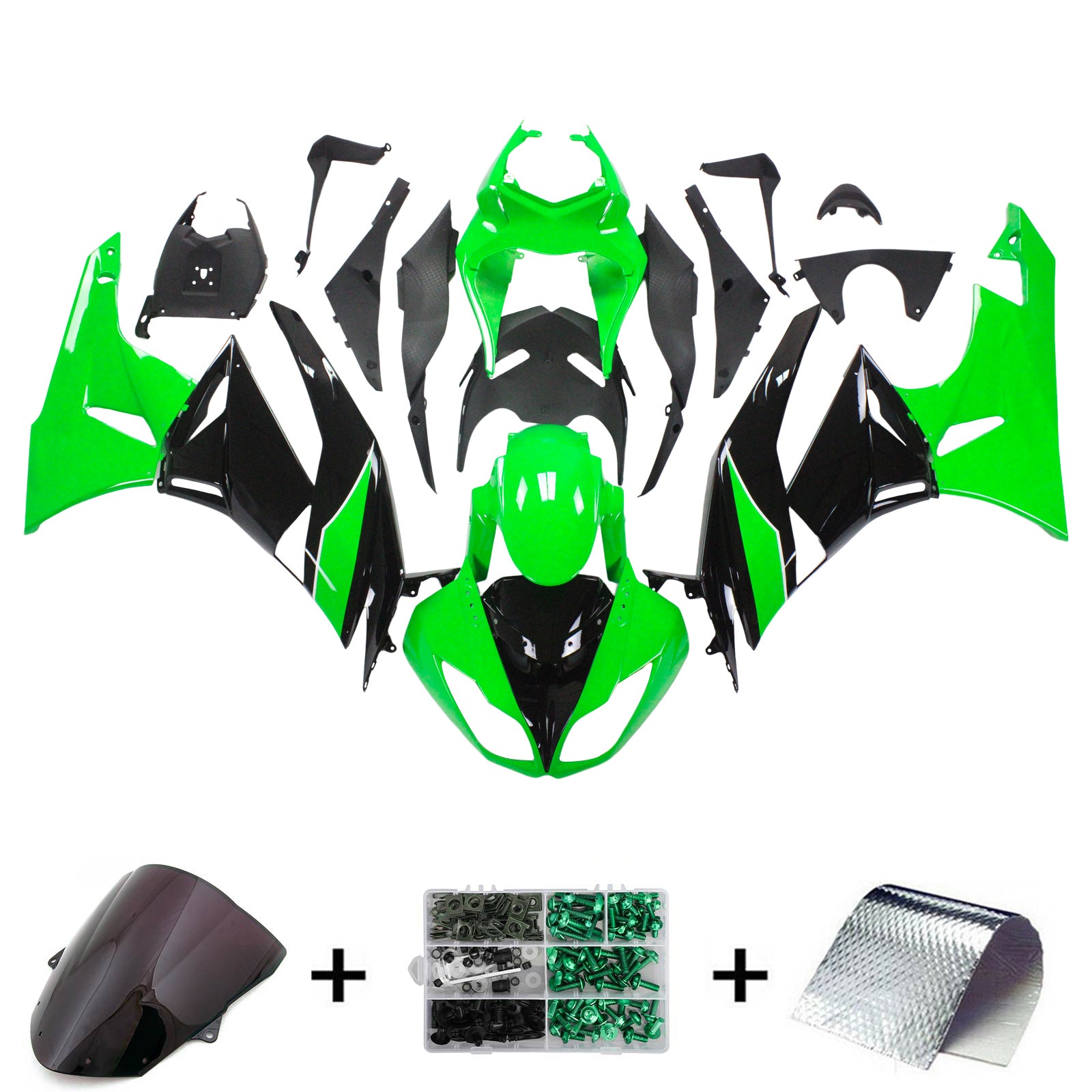 Kit Carenado Para Kawasaki ZX6R 636 2009-2012 Genérico