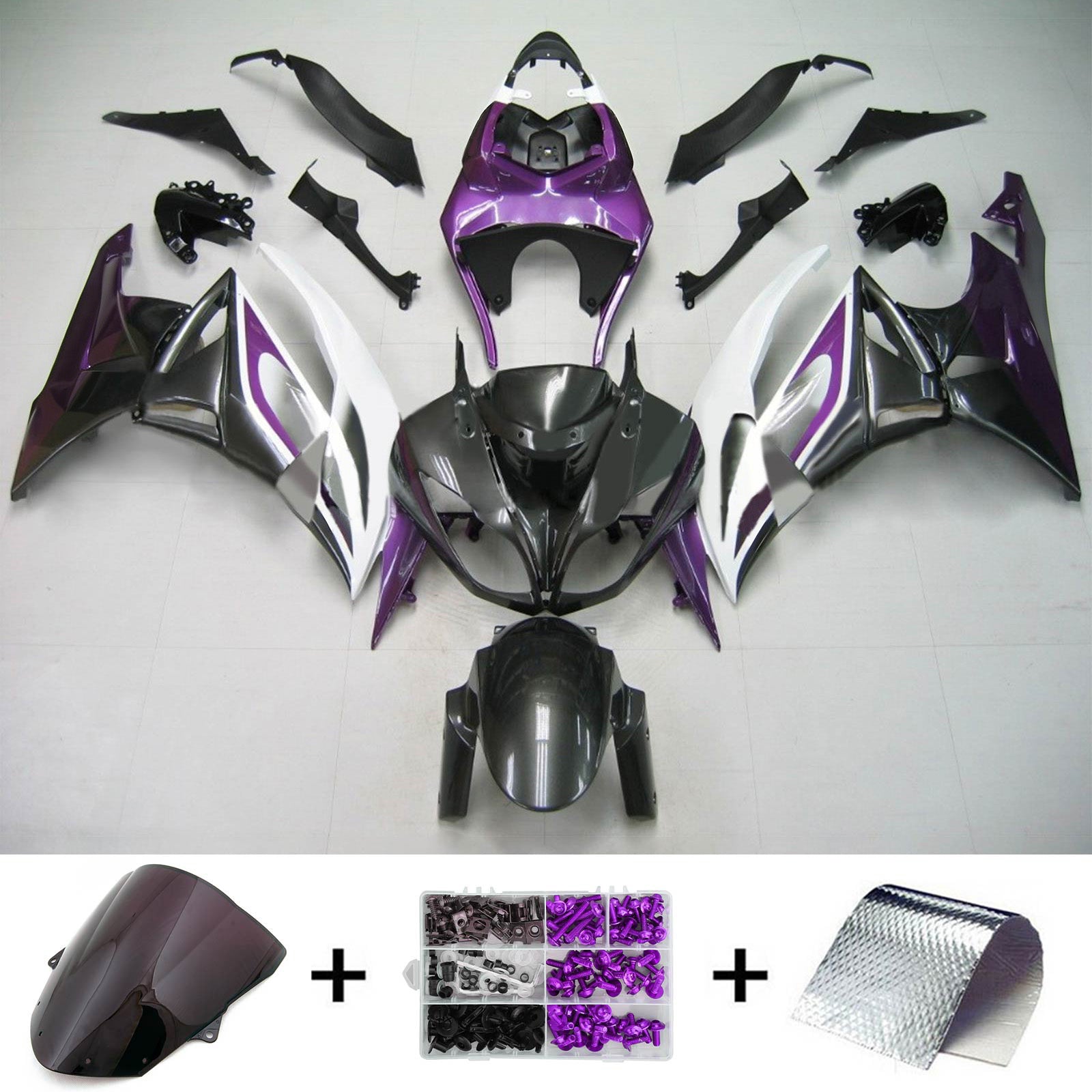 Kit Carenado Para Kawasaki ZX6R 636 2009-2012 Genérico