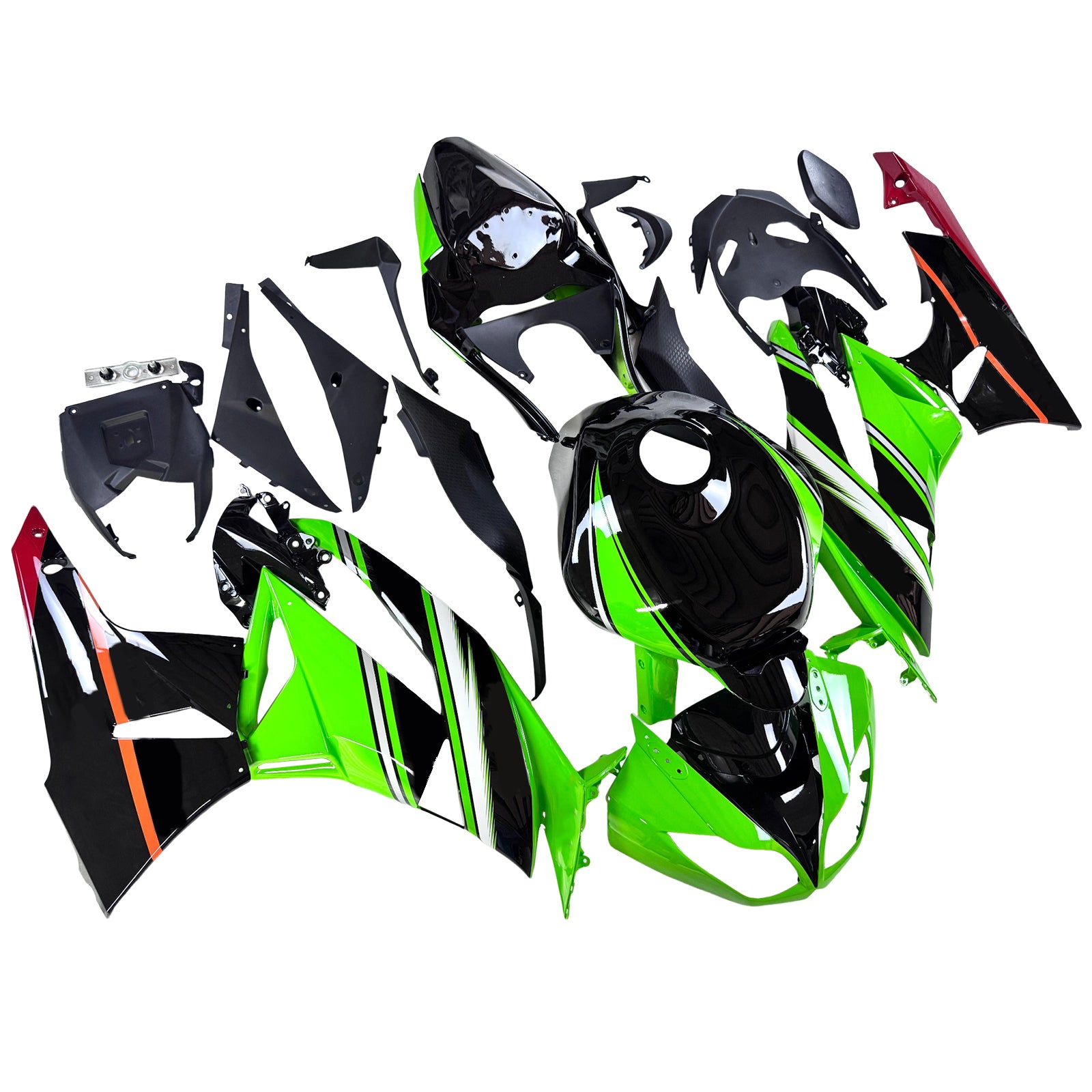Kawasaki ZX6R 636 2009-2012 Fairing Kit Bodywork Plastic ABS