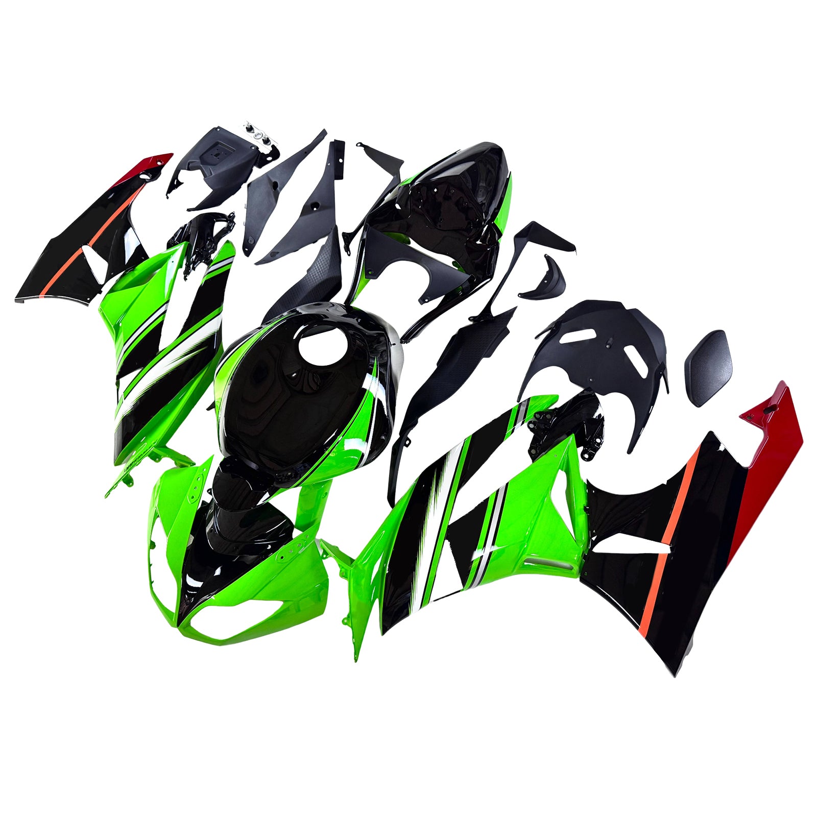 Kawasaki ZX6R 636 2009-2012 Fairing Kit Bodywork Plastic ABS