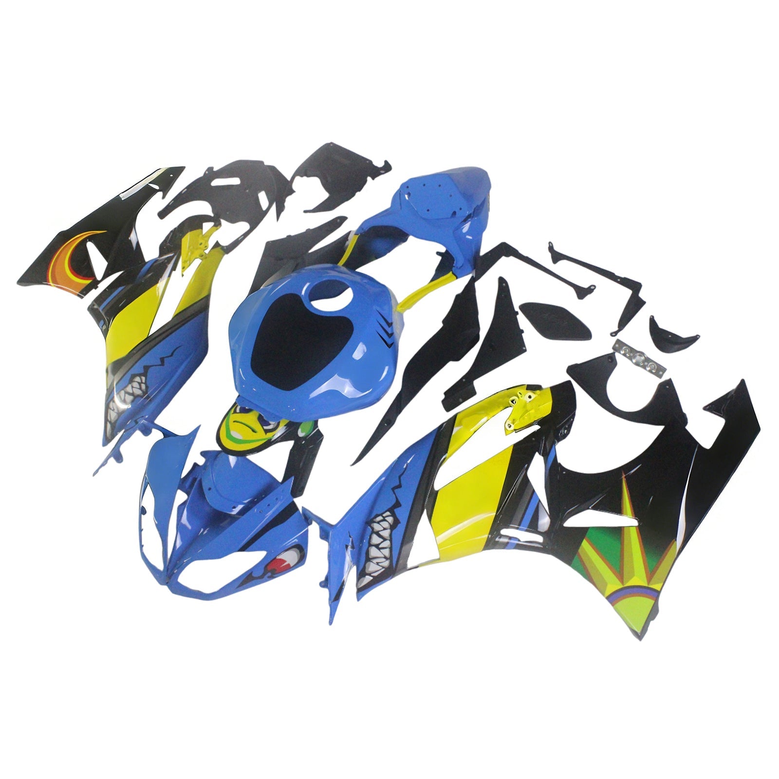Kawasaki ZX6R 636 2009-2012 Fairing Kit Bodywork Plastic ABS