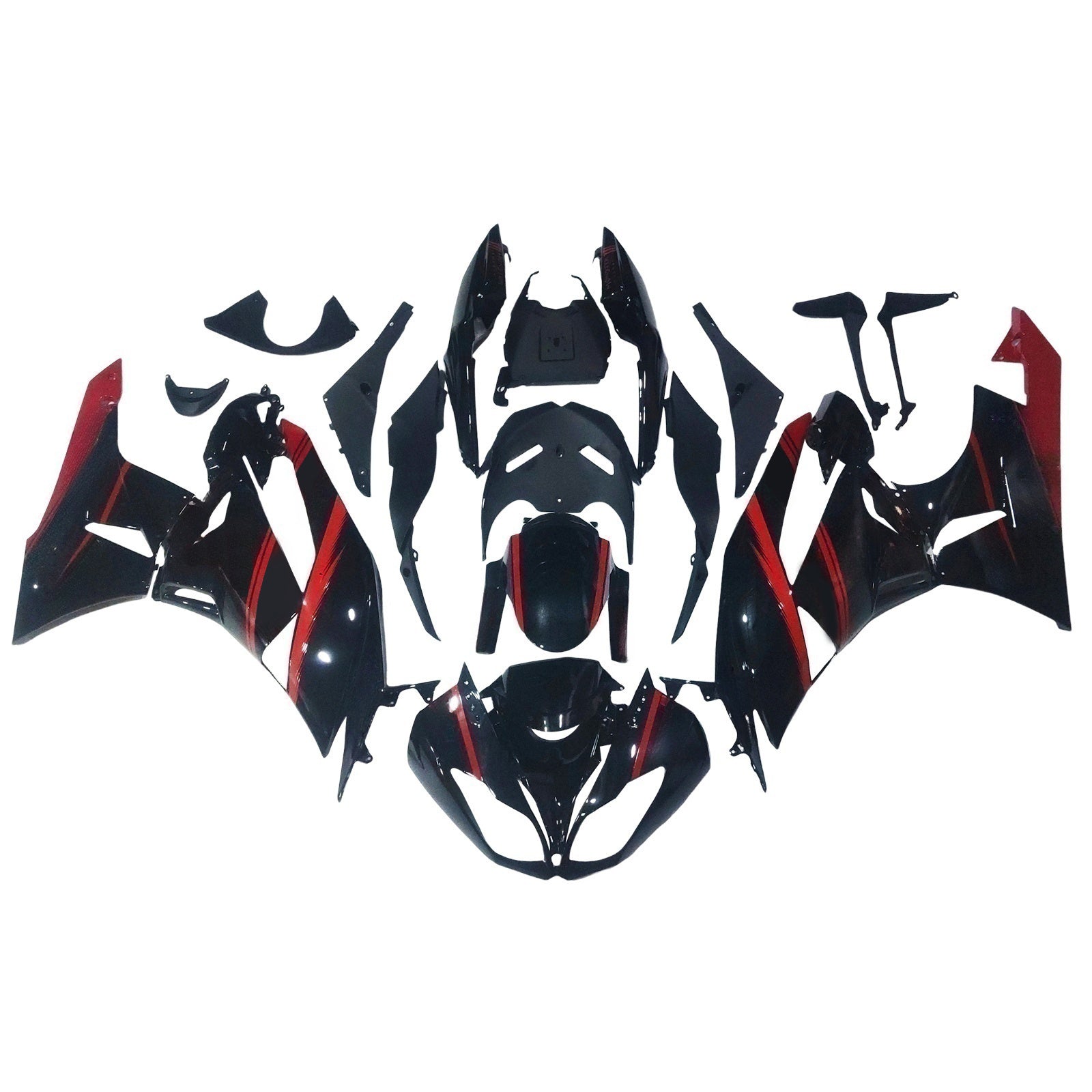 Kawasaki ZX6R 636 2009-2012 Fairing Kit Bodywork Plastic ABS
