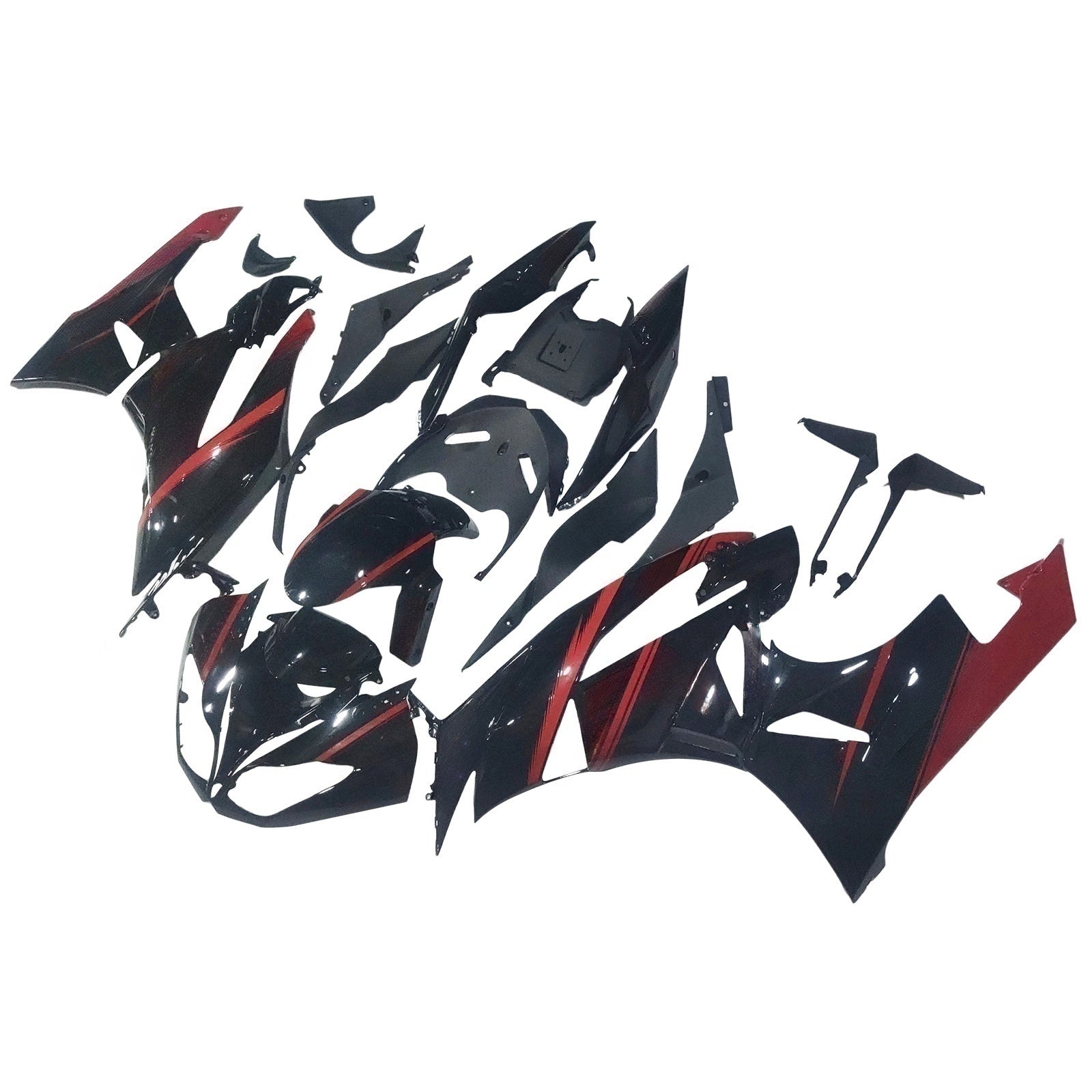 Kawasaki ZX6R 636 2009-2012 Fairing Kit Bodywork Plastic ABS