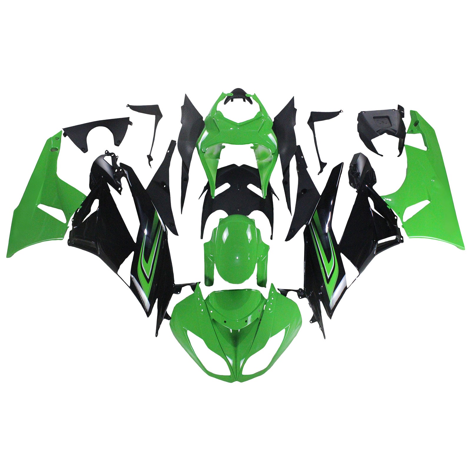 Kawasaki ZX6R 636 2009-2012 Fairing Kit Bodywork Plastic ABS